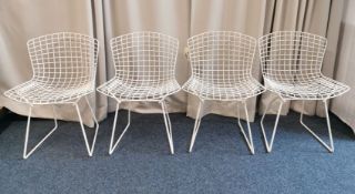 4 HARRY BERTOIA DRAHTSTÜHLE 420