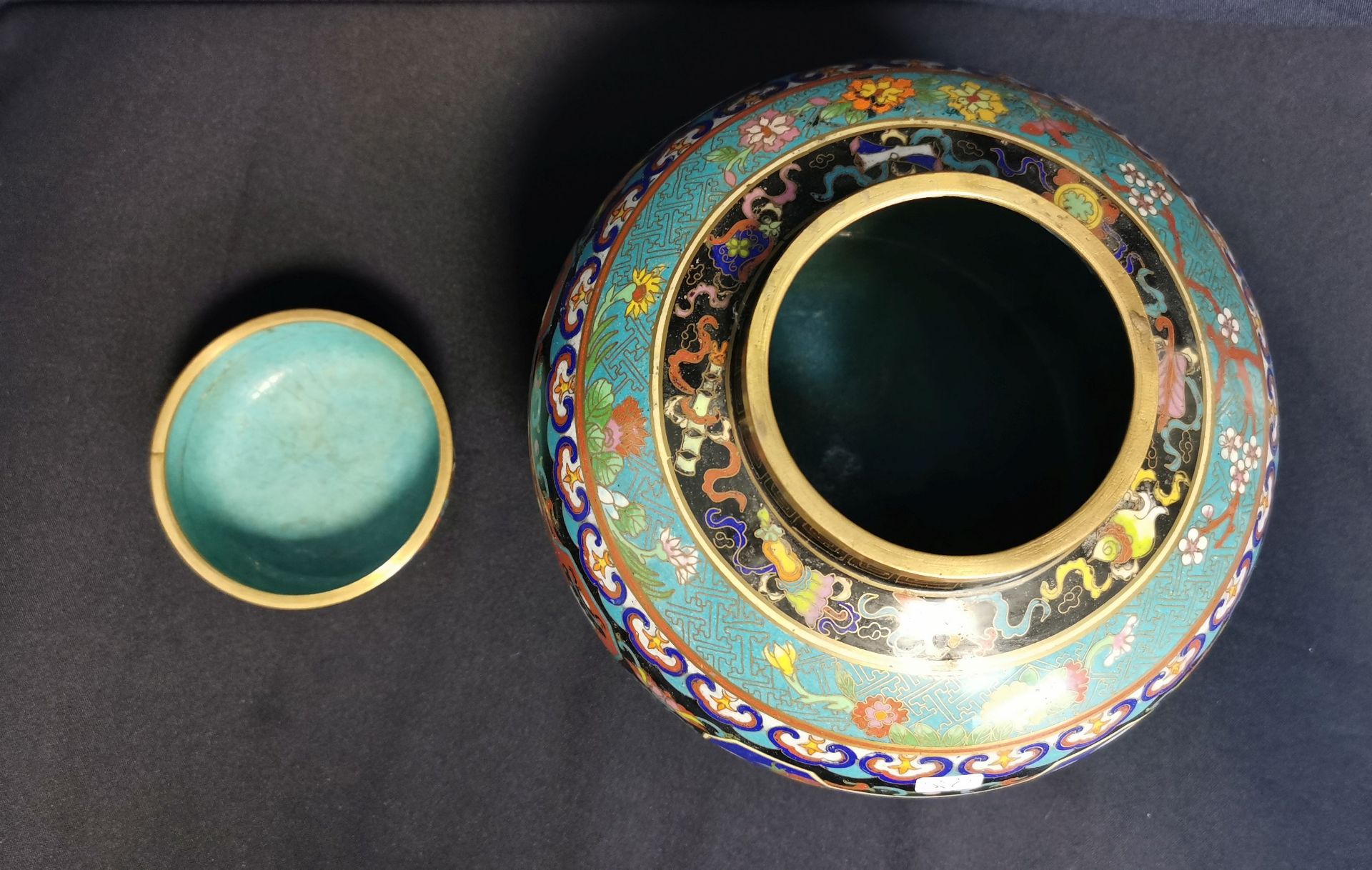 CLOISONNE - DOSE  - Bild 2 aus 4