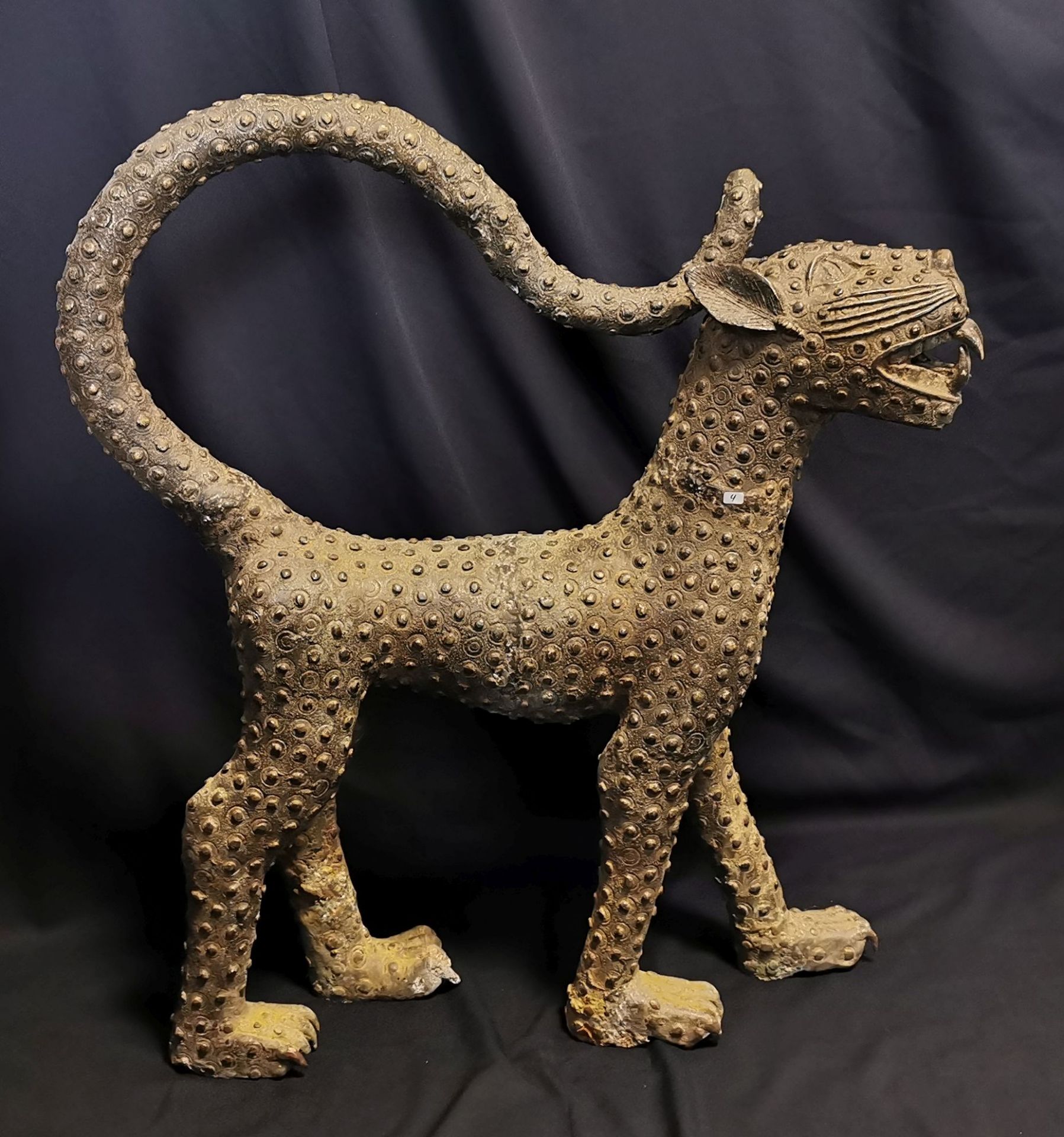 BENIN SKULPTUR "LEOPARD"