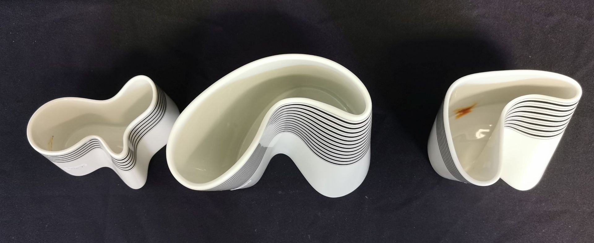 ROSENTHAL VASENSET "PORZELLAN-WELLE" - Bild 2 aus 3