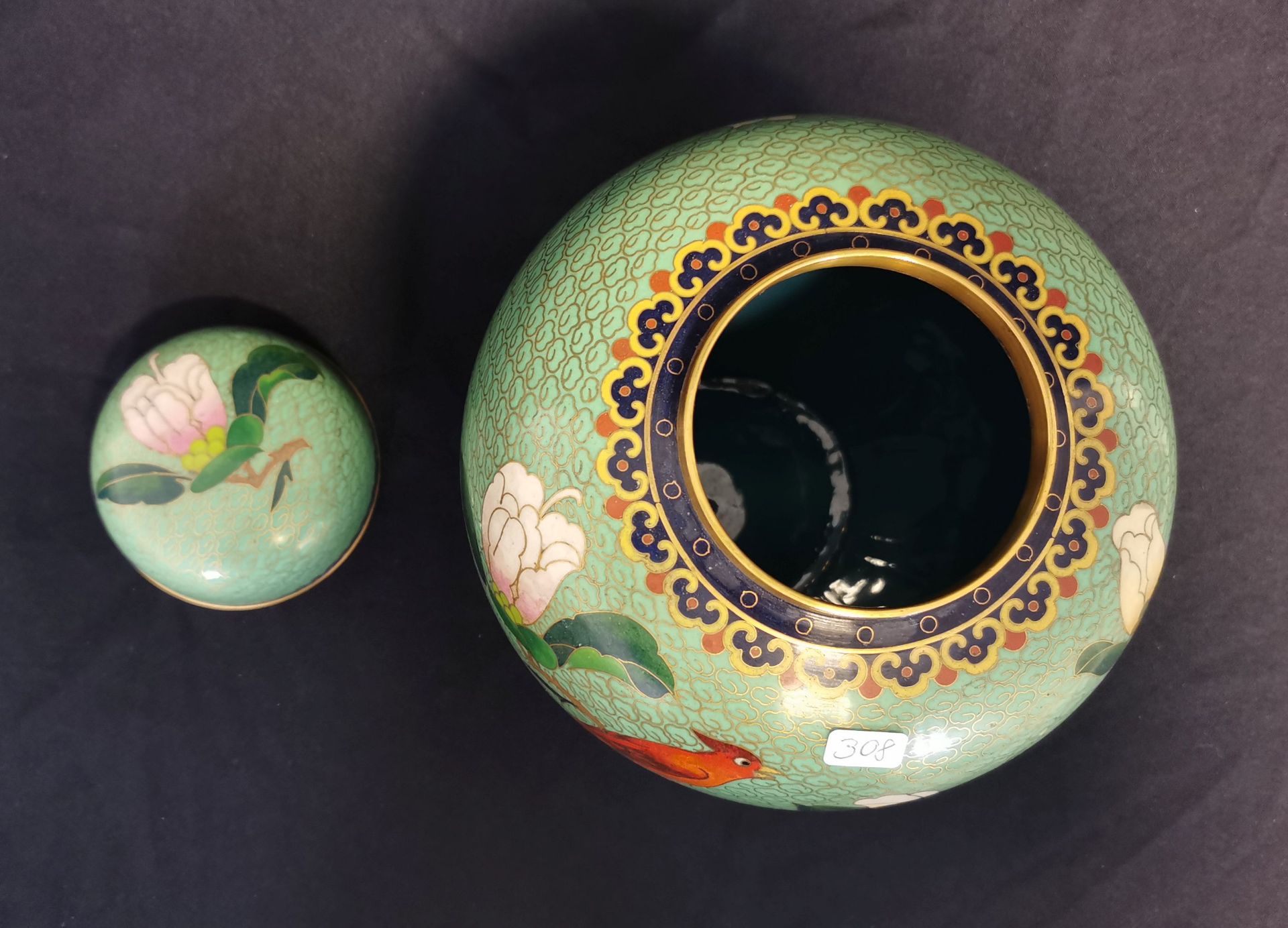 CLOISONNE - DOSE - Bild 3 aus 5