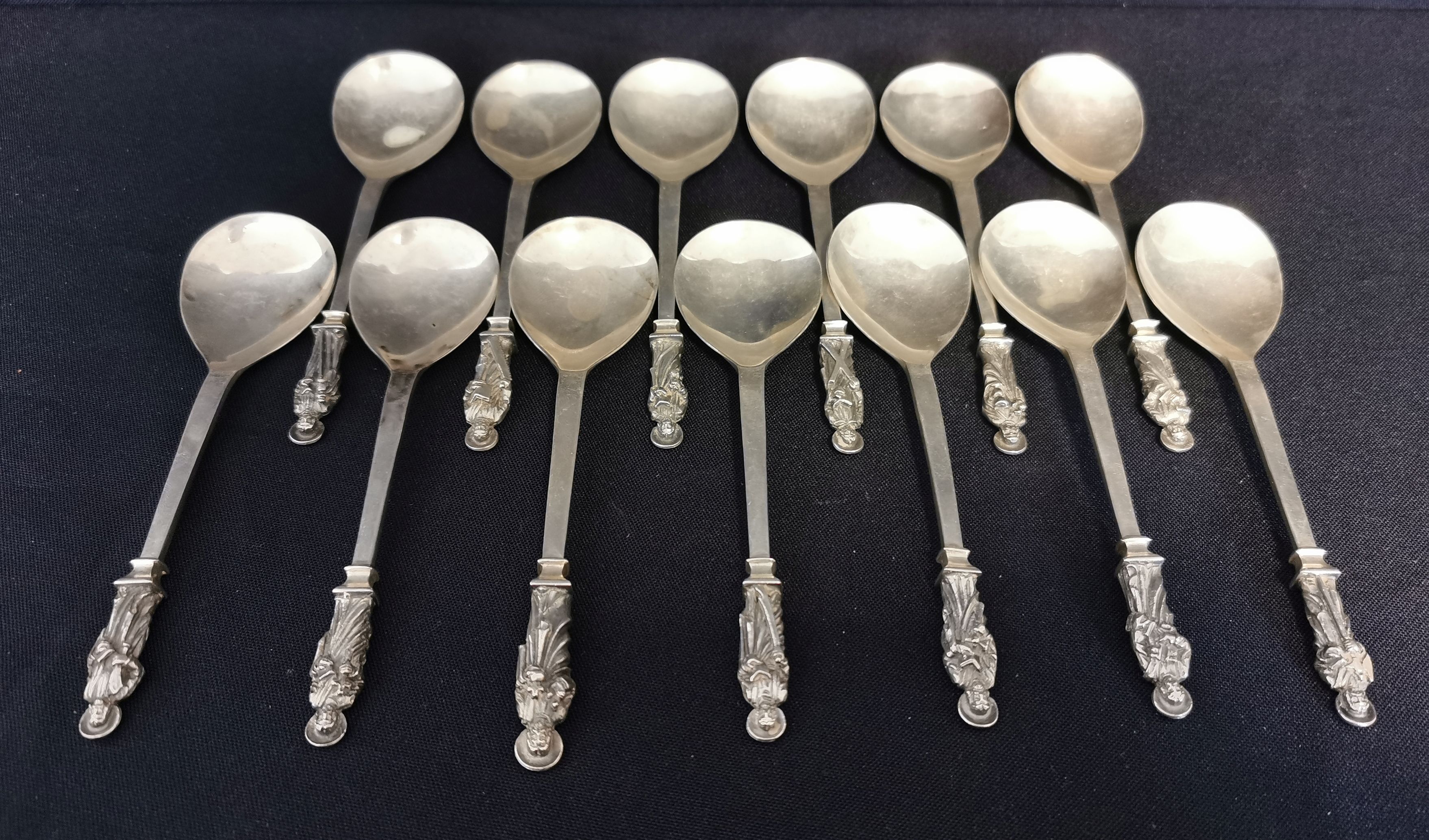 COLLECTION OF APOSTLE SPOONS - 13 PIECES  - Image 2 of 5