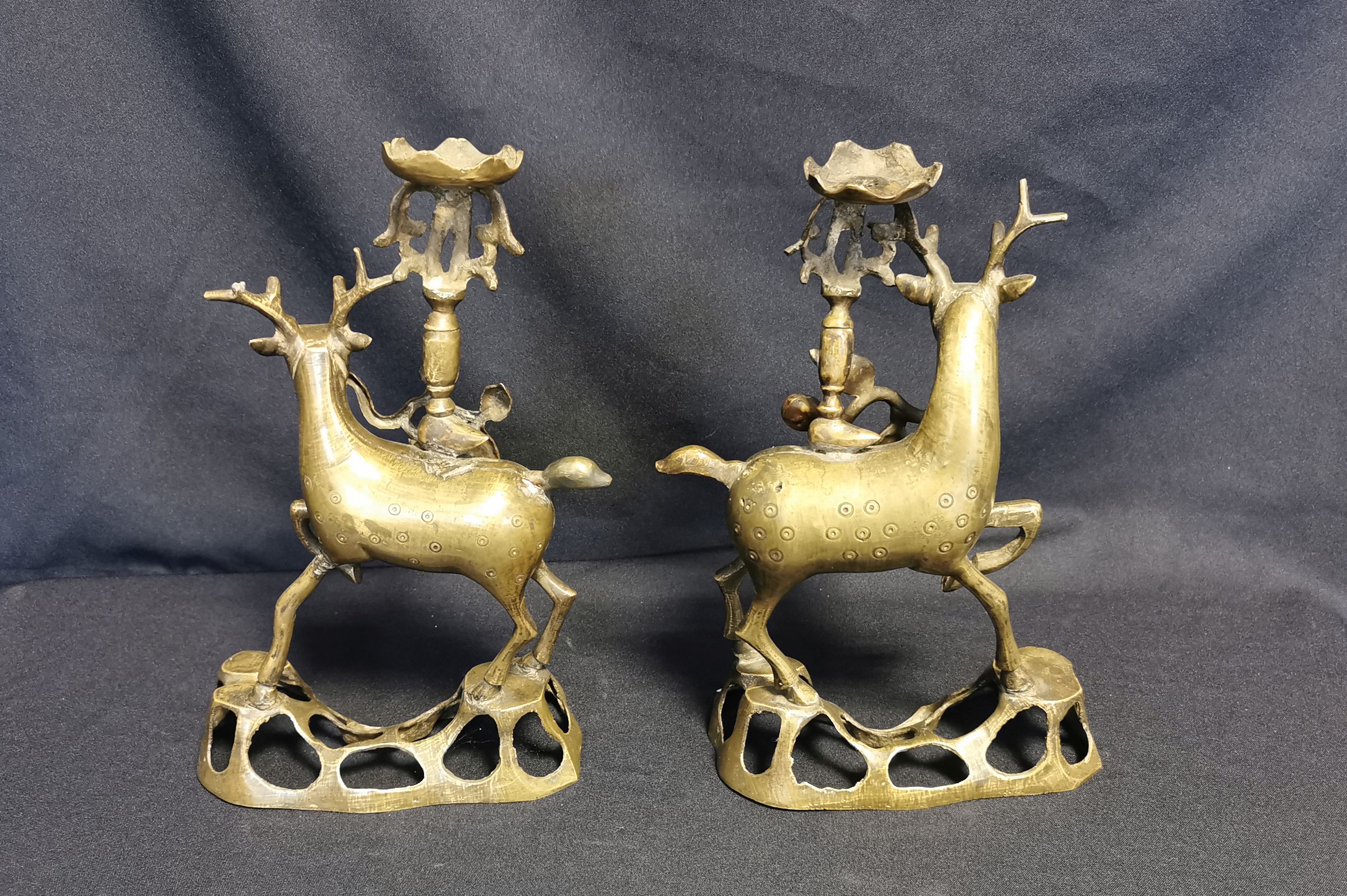 CANDLE STANDS "DEERS" - Image 3 of 5