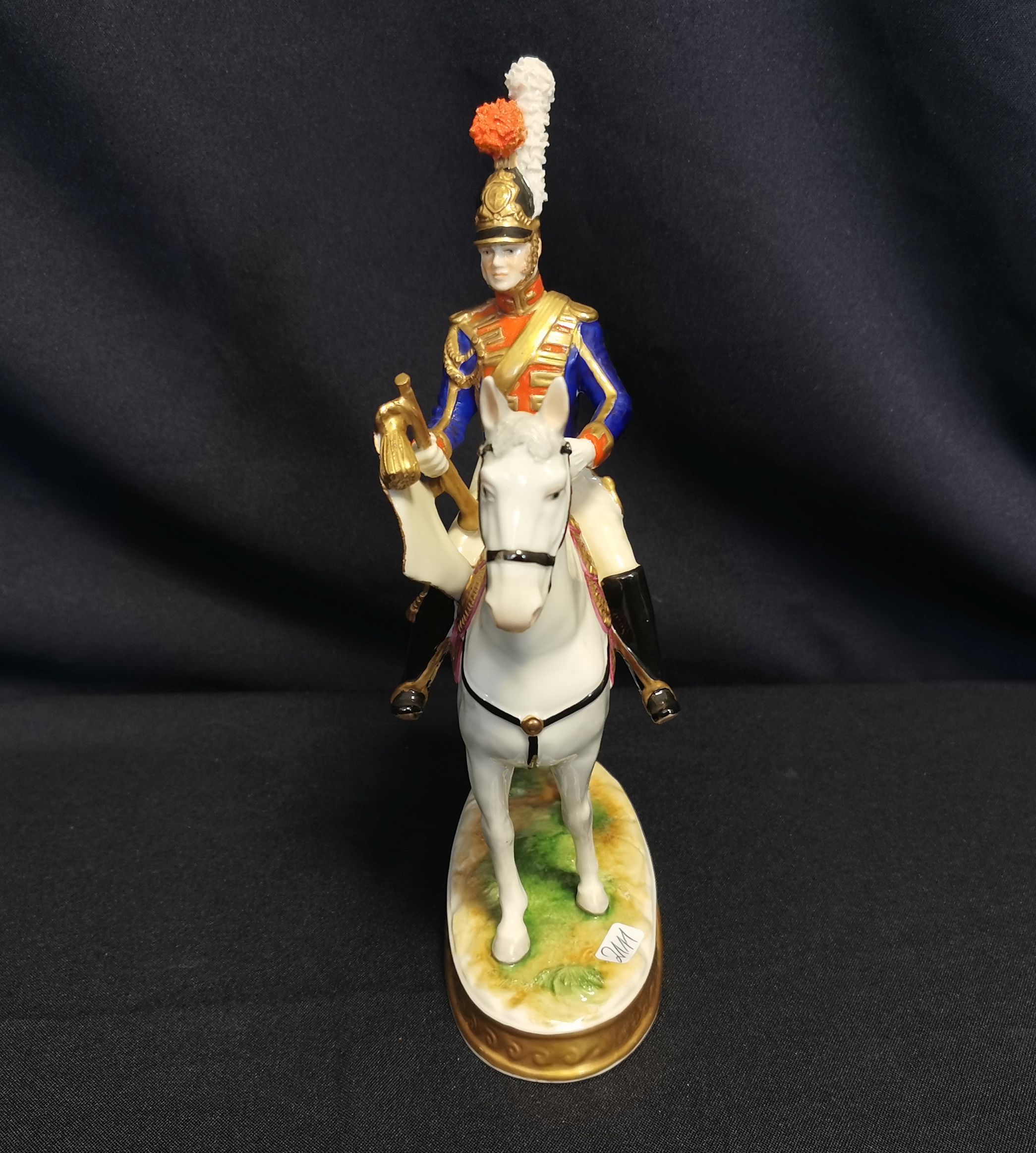 PORCELAIN FIGURE "TRUMPETER 1814/1815" - Image 2 of 5