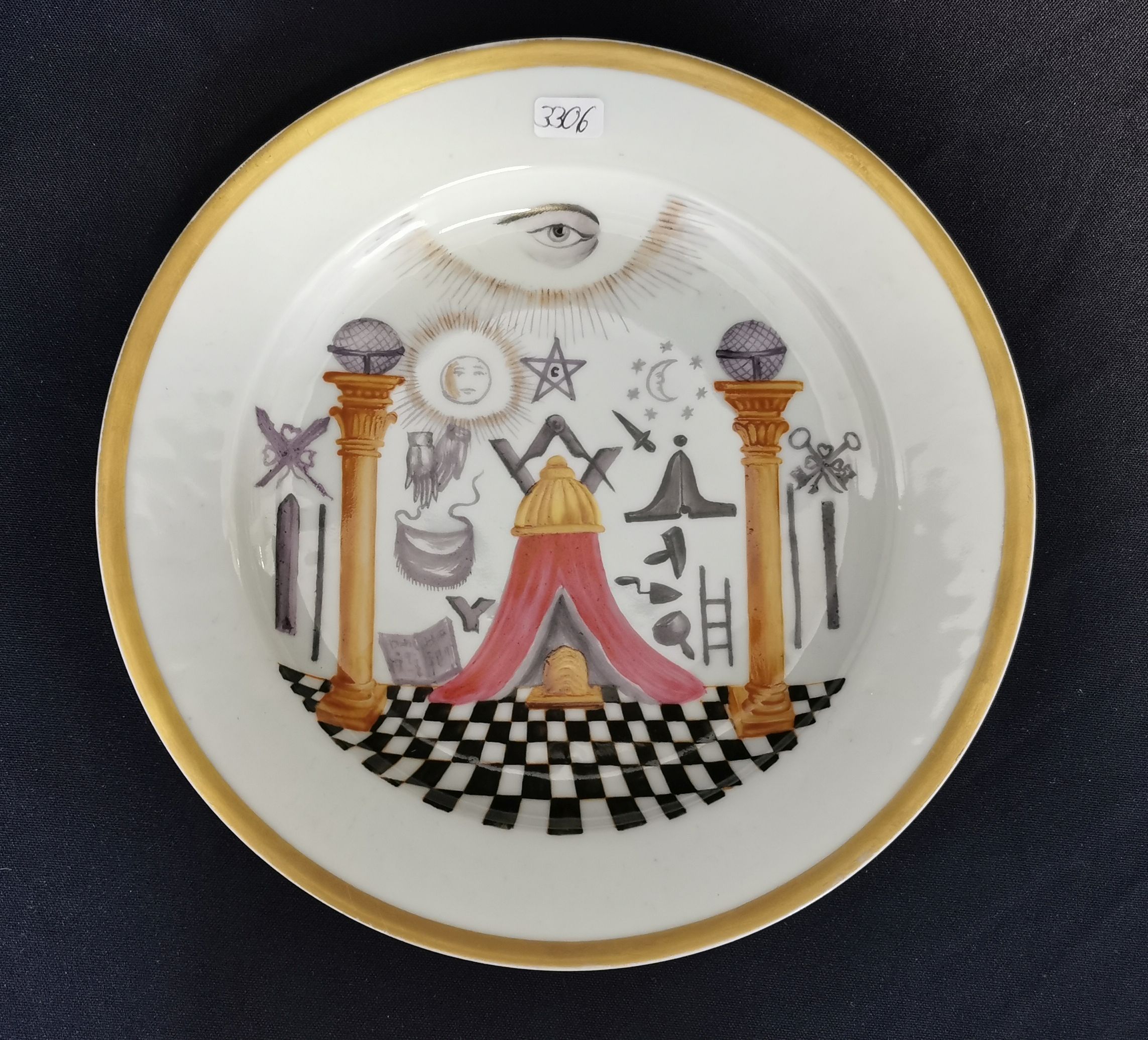 MASONIC PLATE