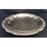 LARGE OVAL BOWL WITH RELIEF DECORATION 
