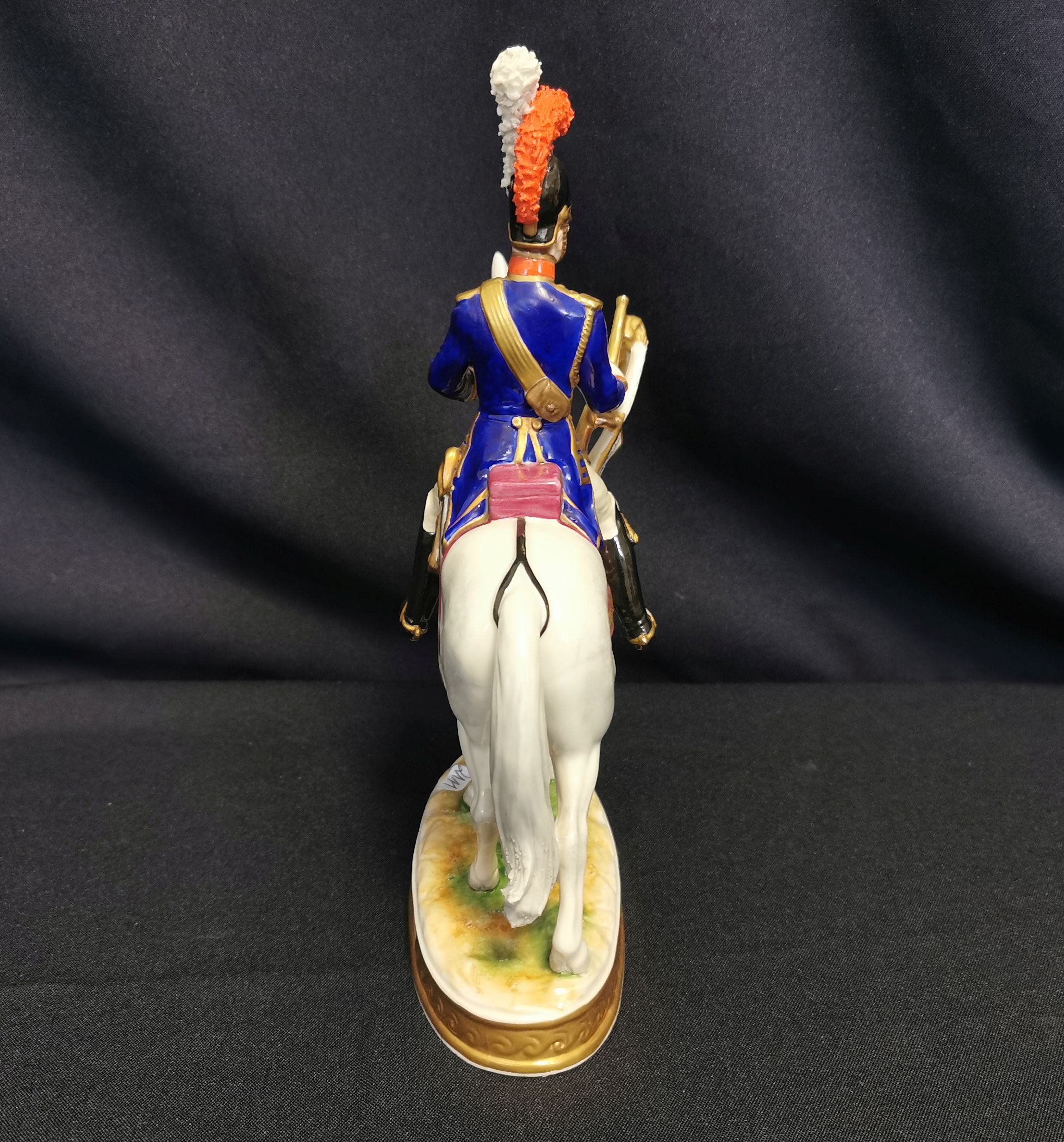 PORCELAIN FIGURE "TRUMPETER 1814/1815" - Image 4 of 5