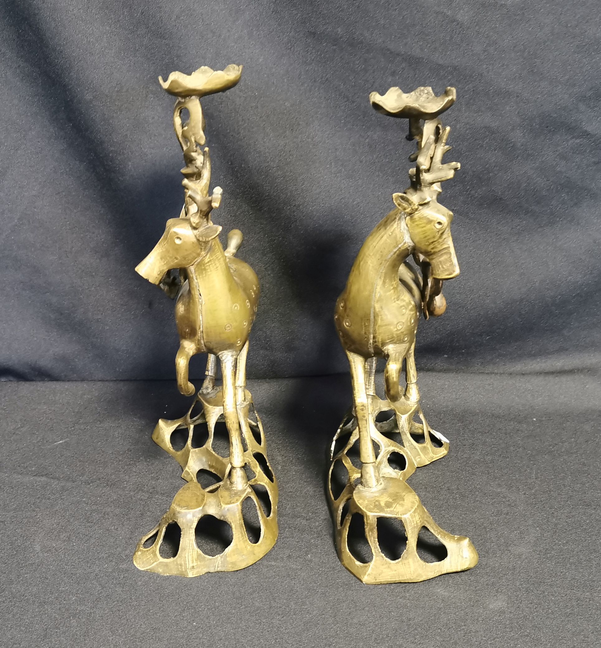 CANDLE STANDS "DEERS" - Image 2 of 5