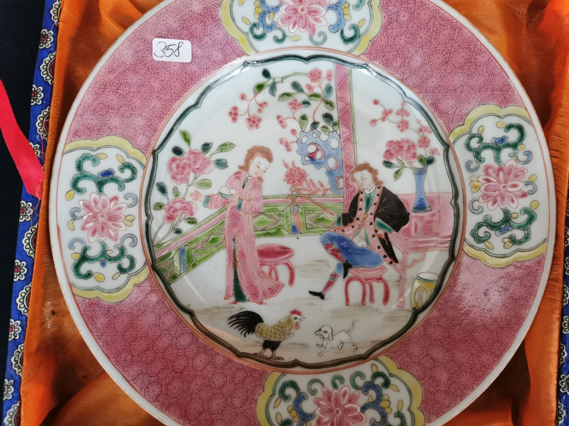 FAMILLE ROSE PLATE - Image 3 of 6