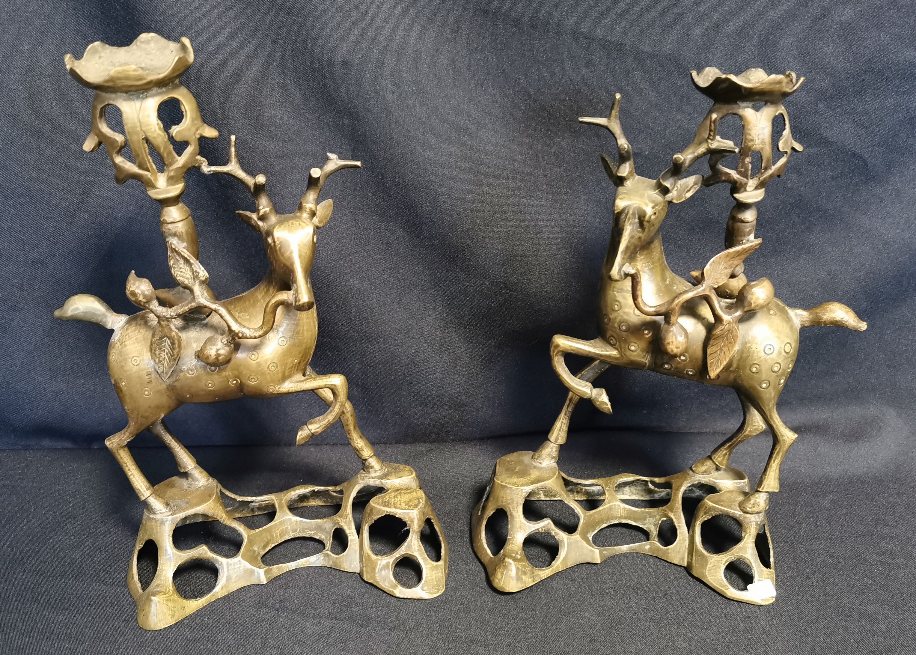 CANDLE STANDS "DEERS"