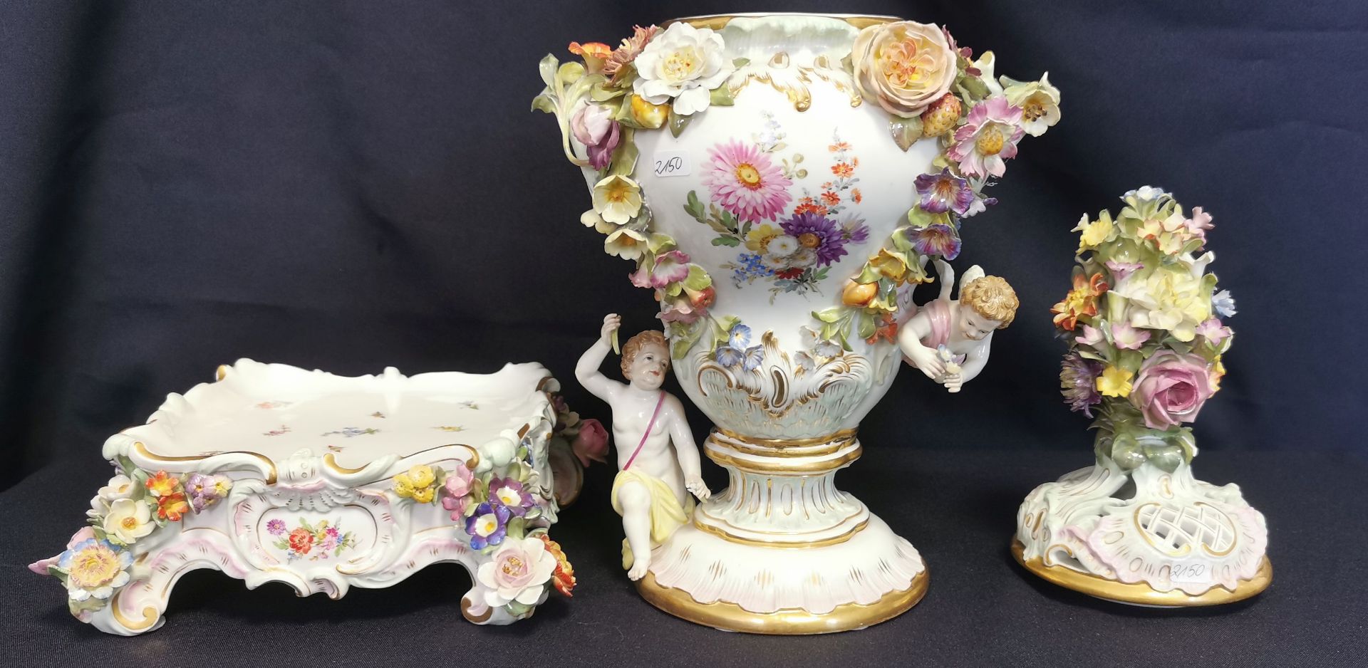 MEISSEN POTPOURRI VASE - Image 5 of 7