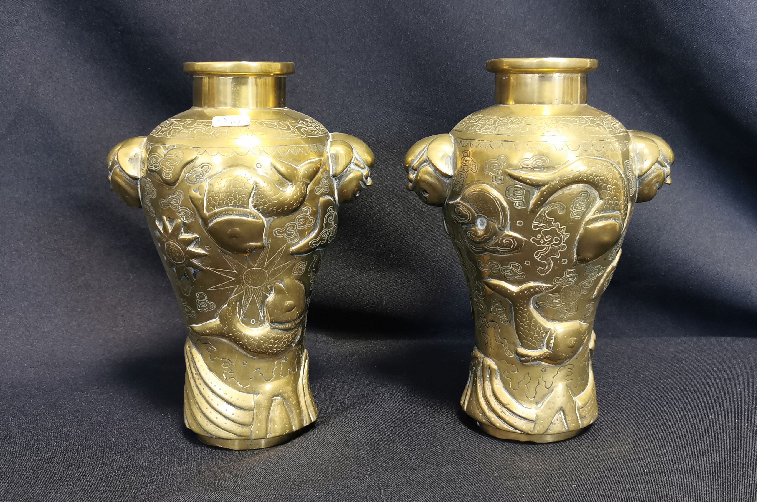 PAIR OF VASES