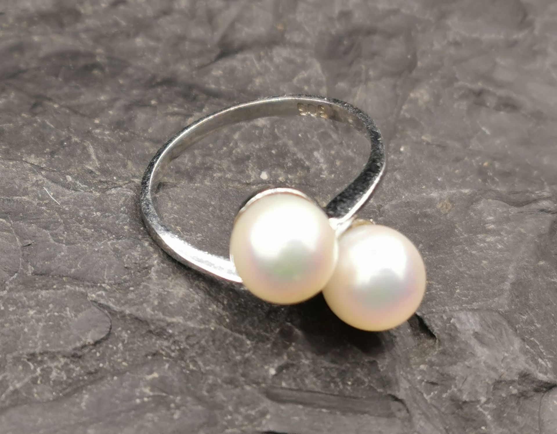 RING WITH PEARL - Image 5 of 5
