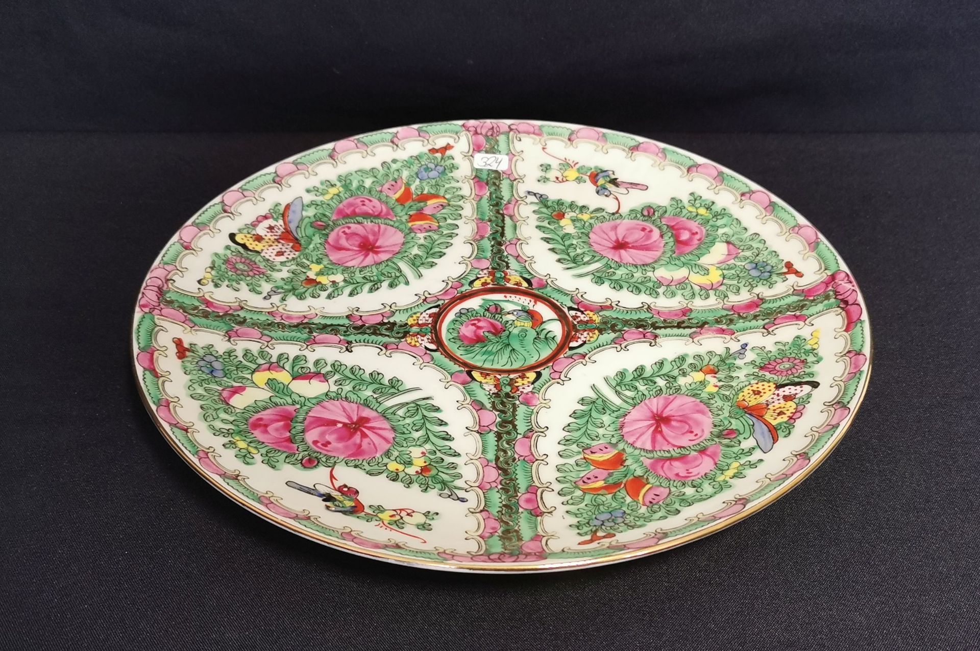 FAMILY ROSE PLATE - Image 2 of 3