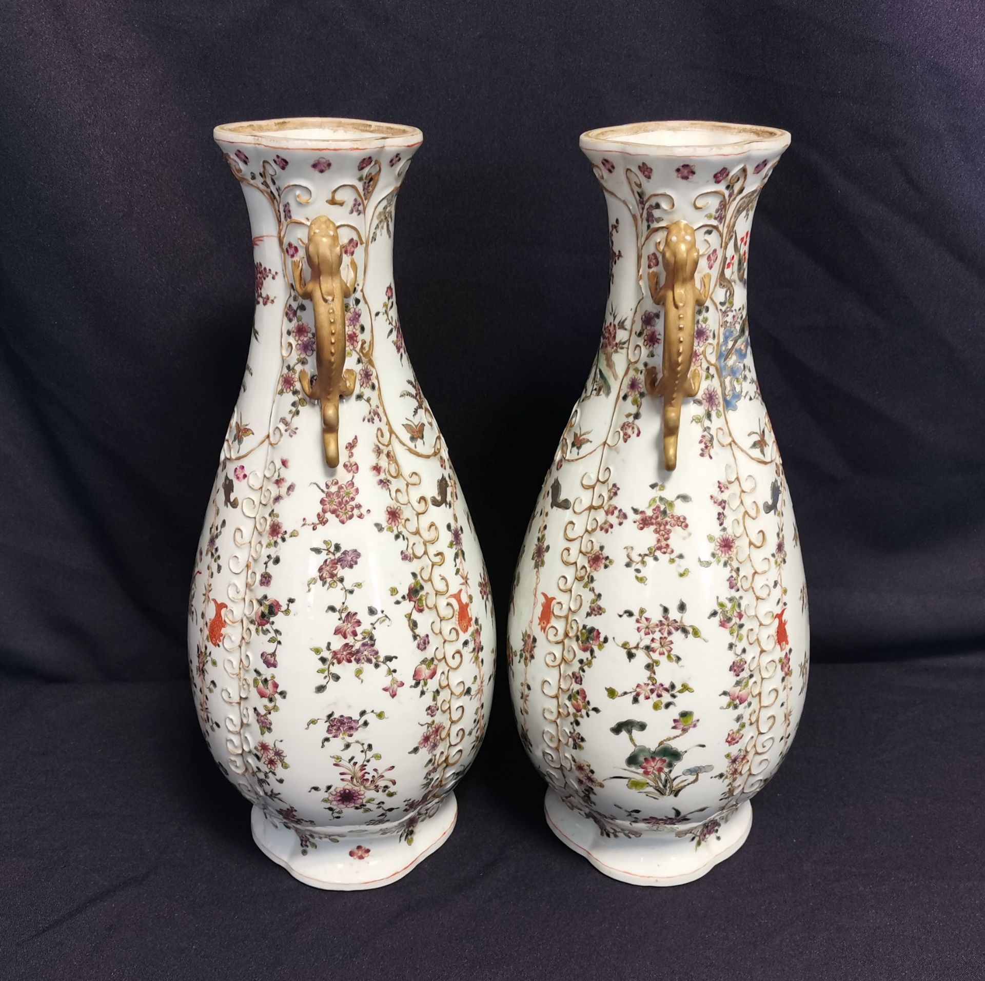 VASES WITH DRAGON HANDLES - Image 4 of 5