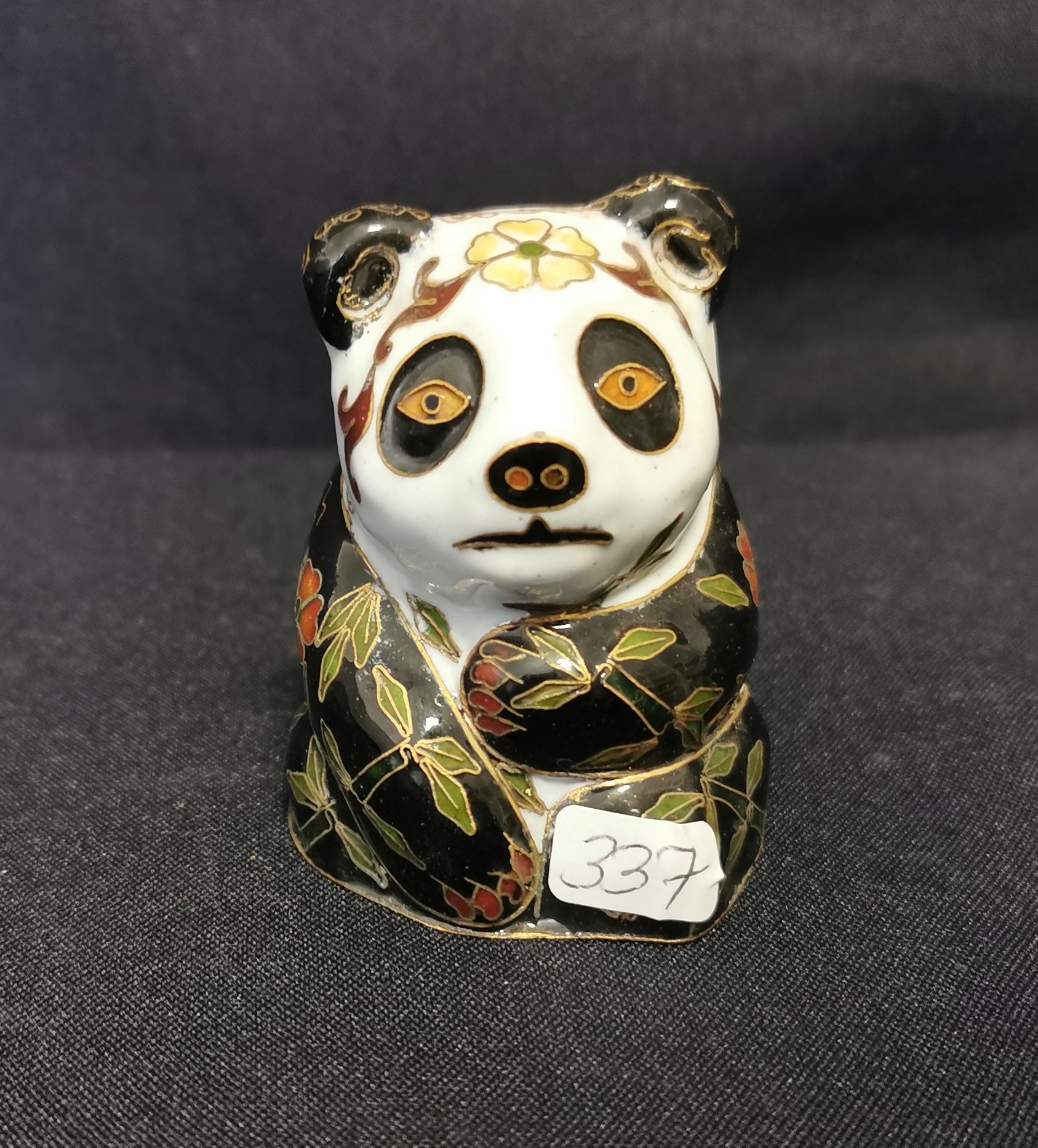 CLOISONNÉ PANDA - Image 3 of 5