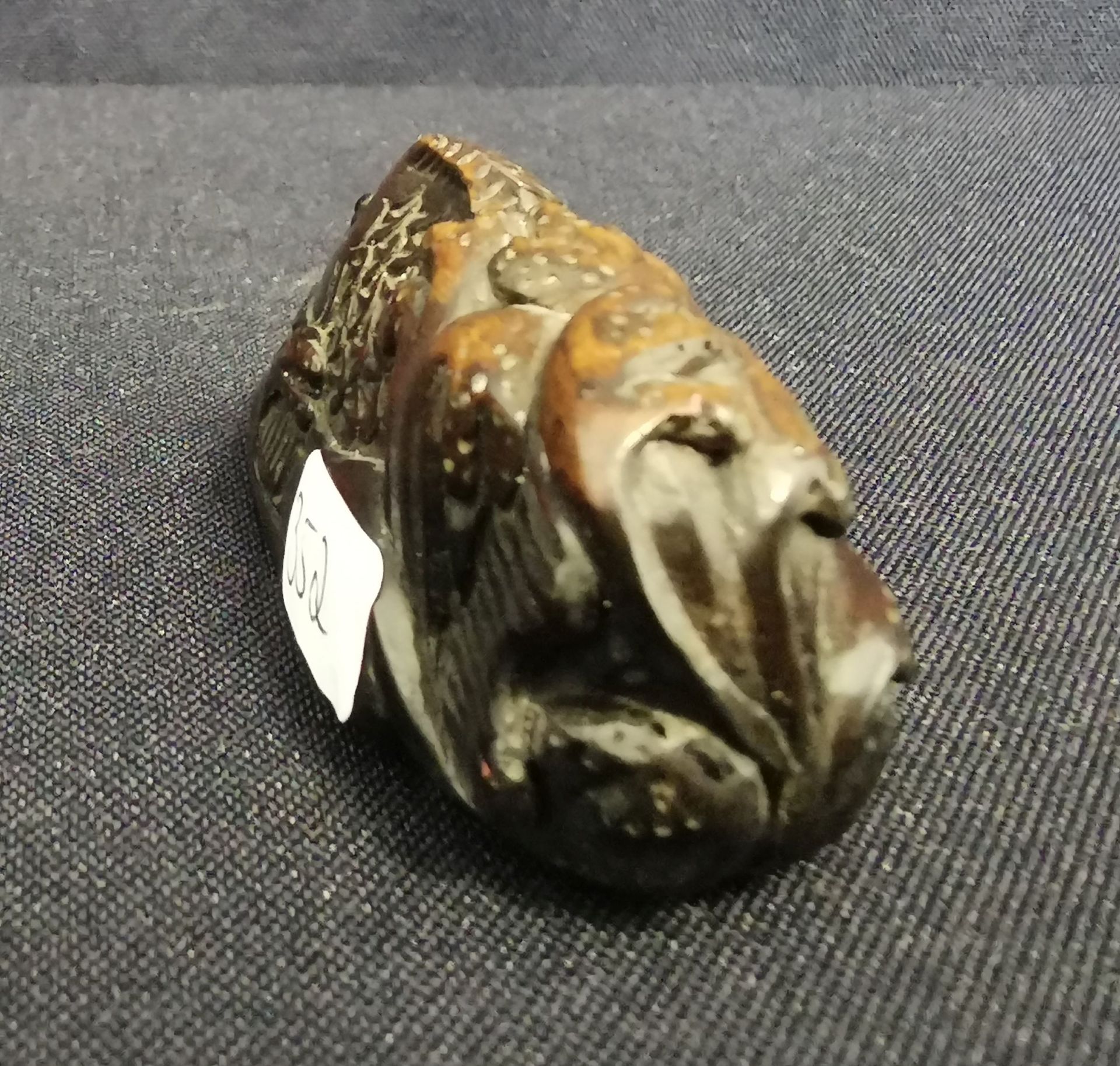 NETSUKE: SCHWIMMENDER FISCH - Bild 3 aus 3