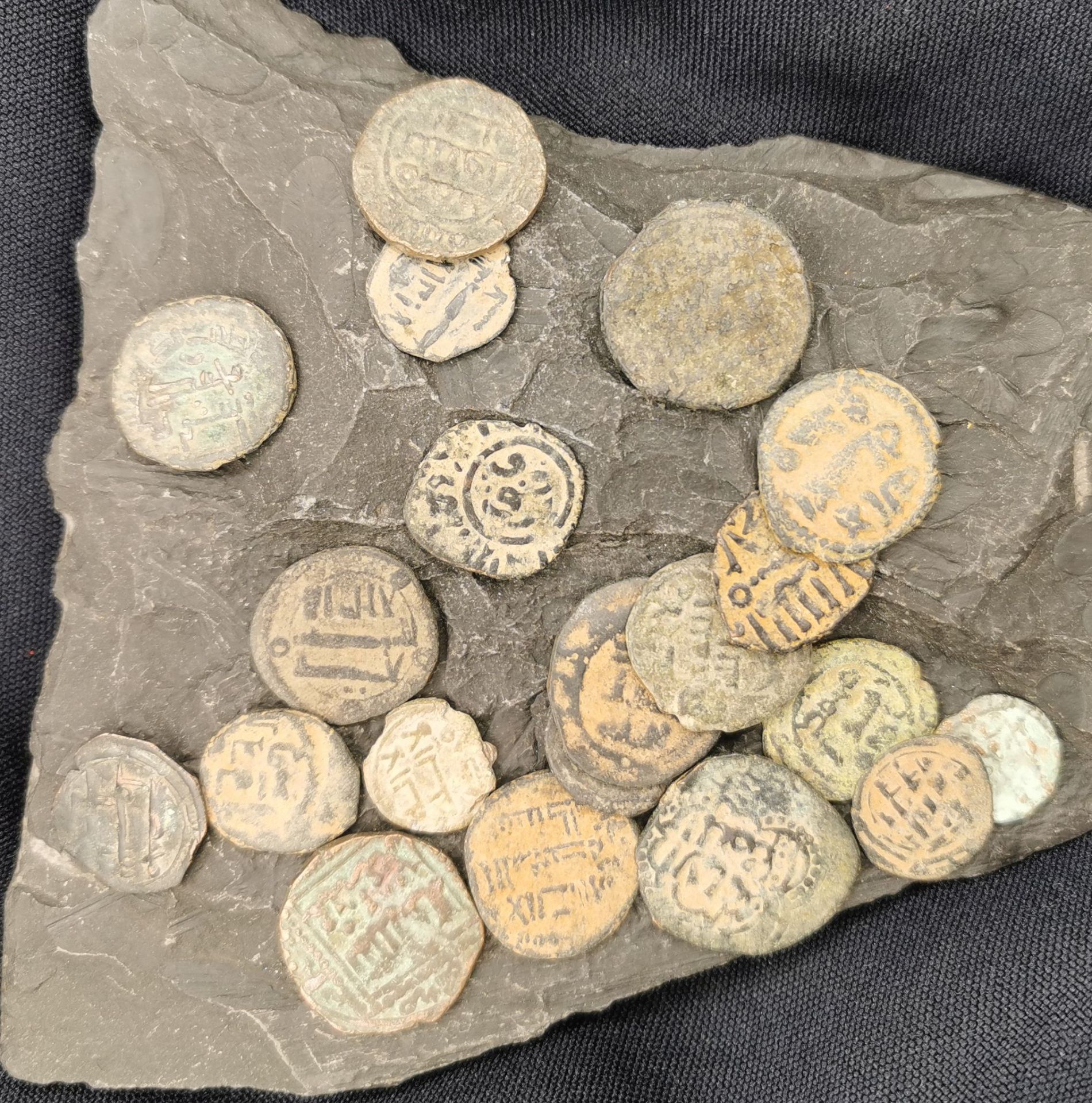 CONVOLUTE BYZANTINE COINS