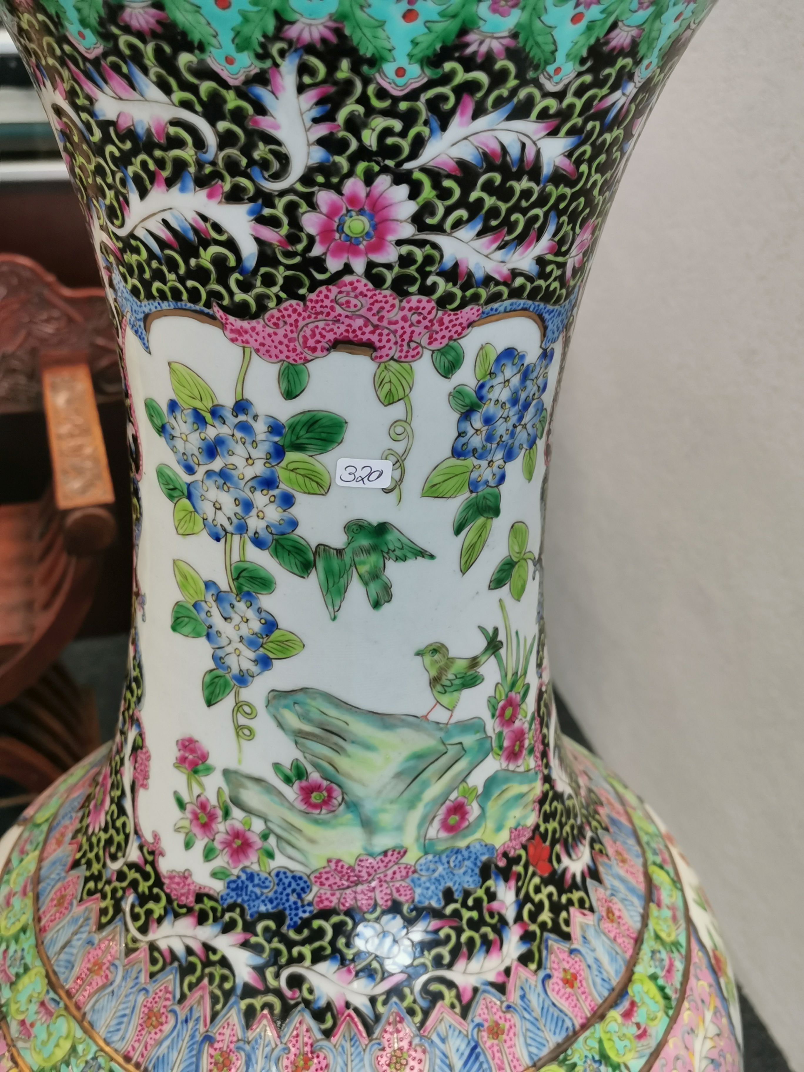 LARGE CHINESE VASE - Image 9 of 10