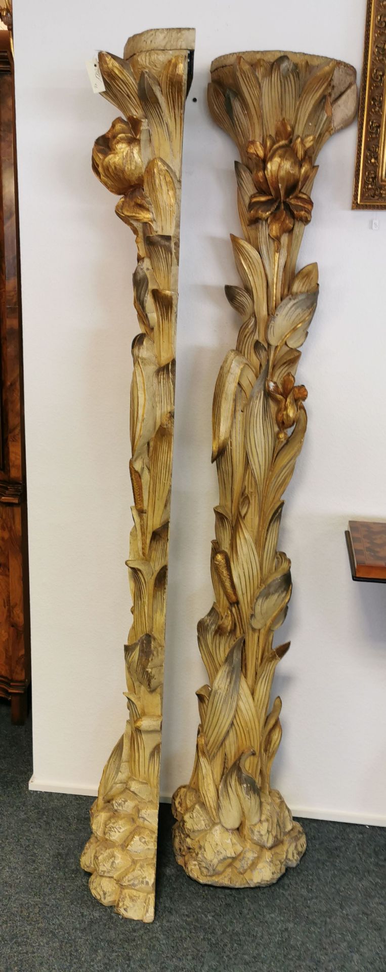 PAAR FLORALE JUGENDSTIL - PILASTER - Bild 6 aus 8