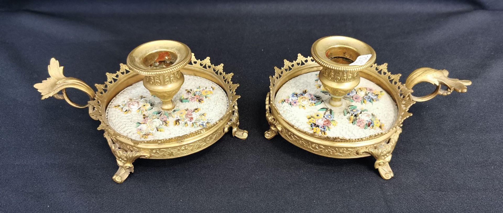 PAIR OF CANDLE HOLDERS