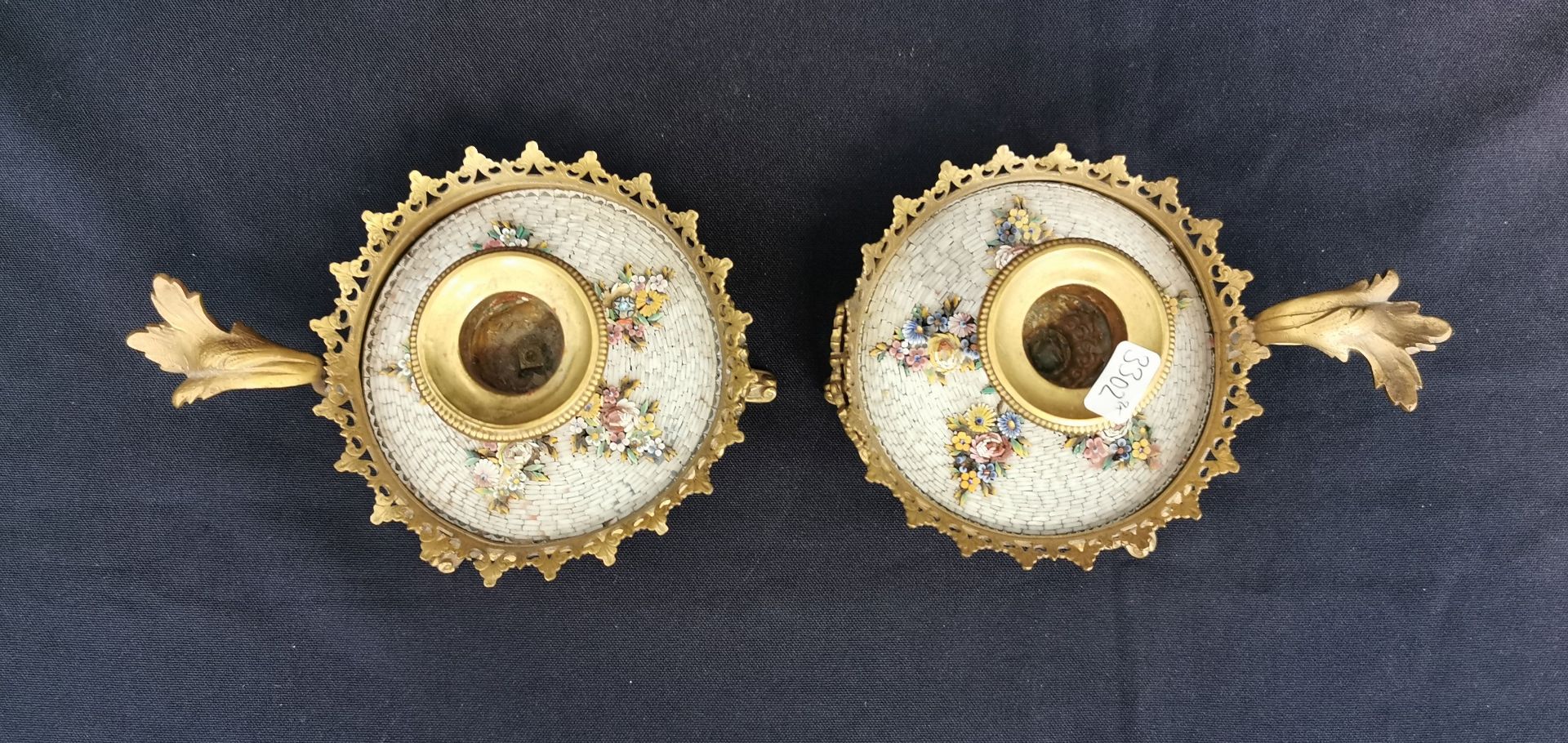 PAIR OF CANDLE HOLDERS - Image 2 of 4