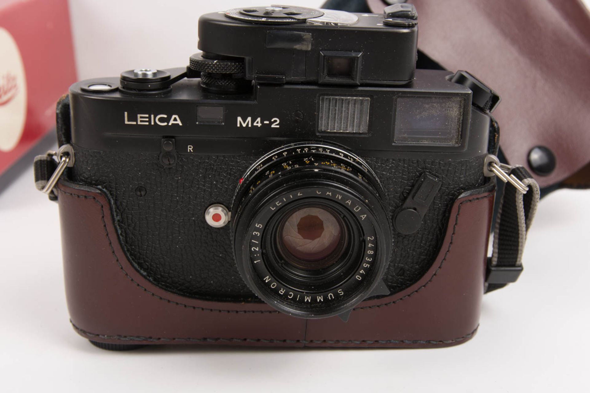 Leica M4-2 Kamera mit Zubehör, 1977-1980. - Bild 10 aus 11