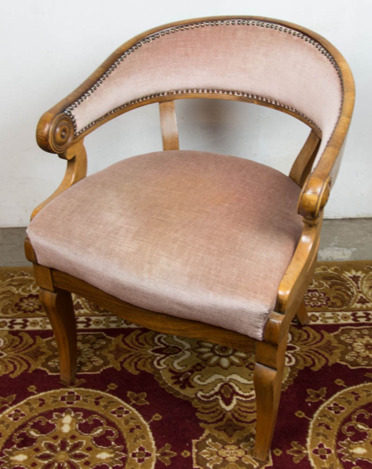 Aufsatzschreibtisch mit passendem Stuhl, Nussbaum, Süddeutschland, um 1900. - Bild 8 aus 21