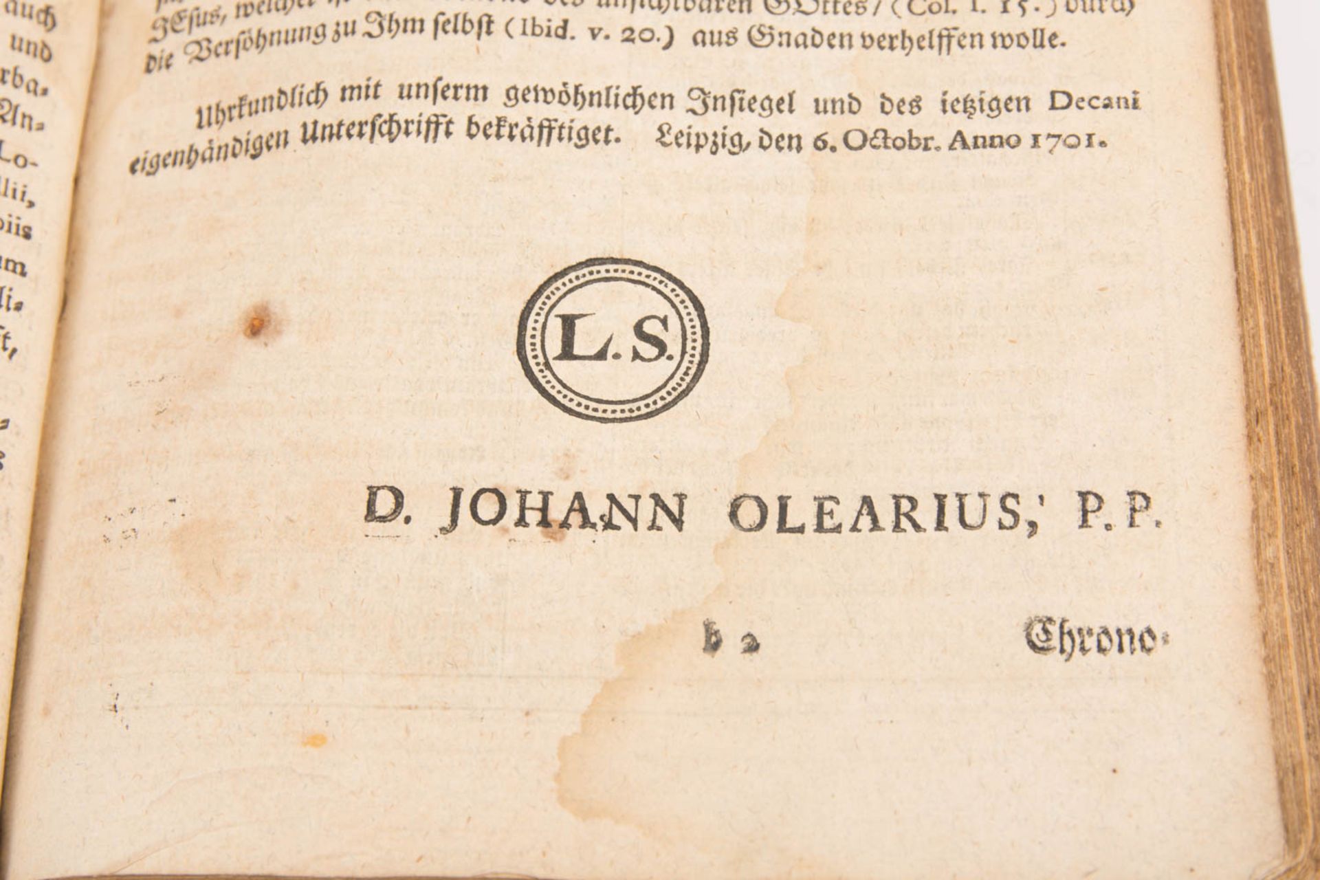 Biblia Germanica, Verlag Weidmann, Leipzig 1720. - Bild 16 aus 16