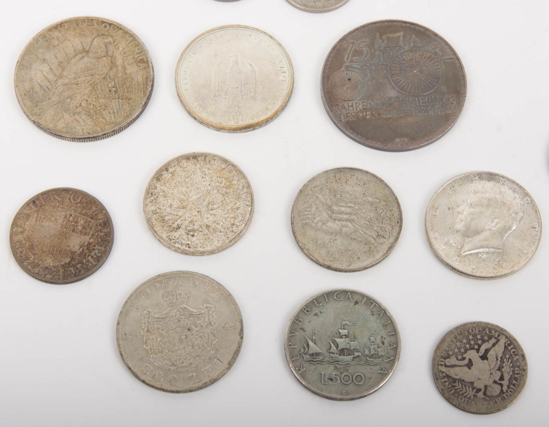 Konvolut aus Münzen, darunter Silbermünzen. - Bild 9 aus 9