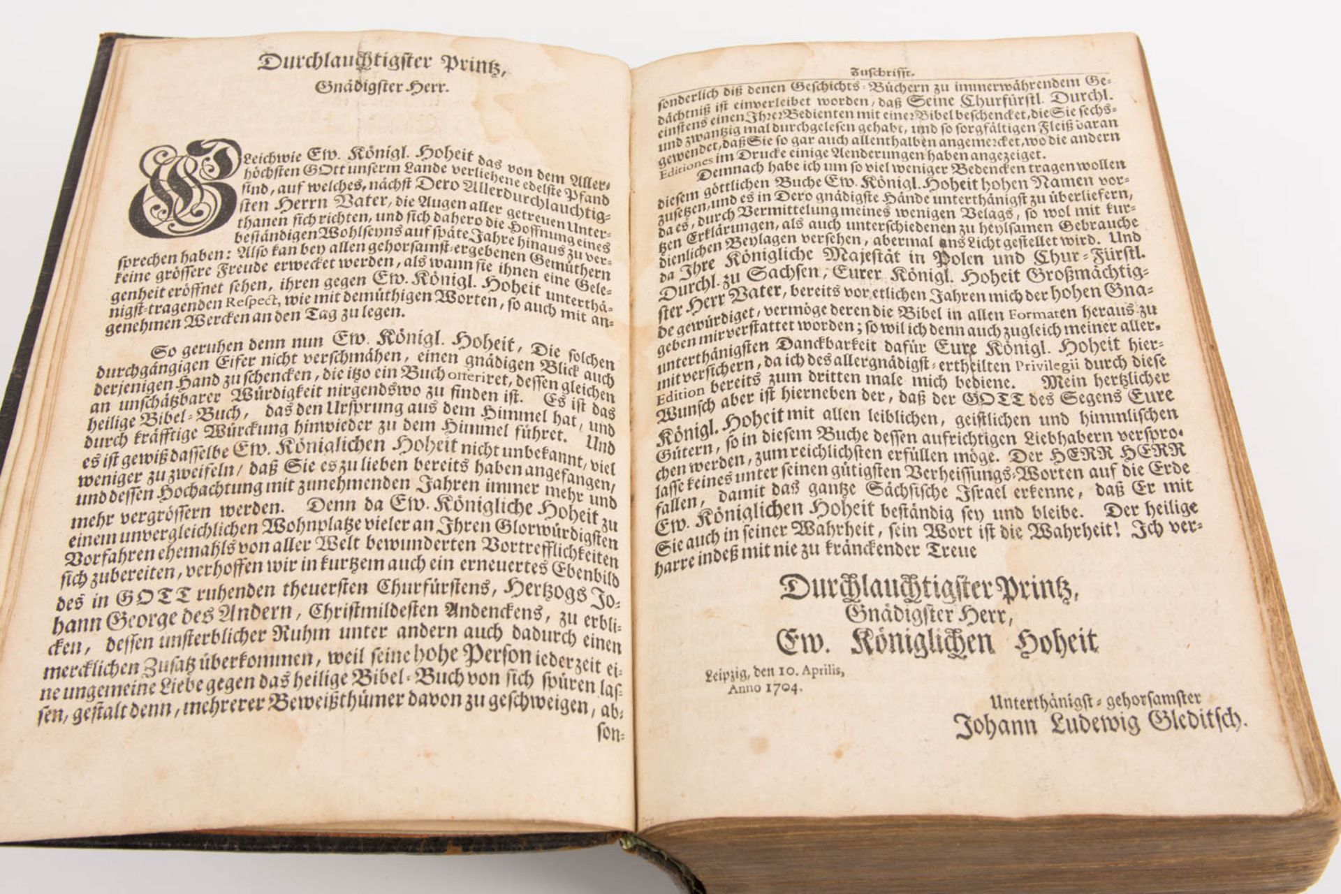 Biblia Germanica, Verlag Weidmann, Leipzig 1720. - Bild 15 aus 16