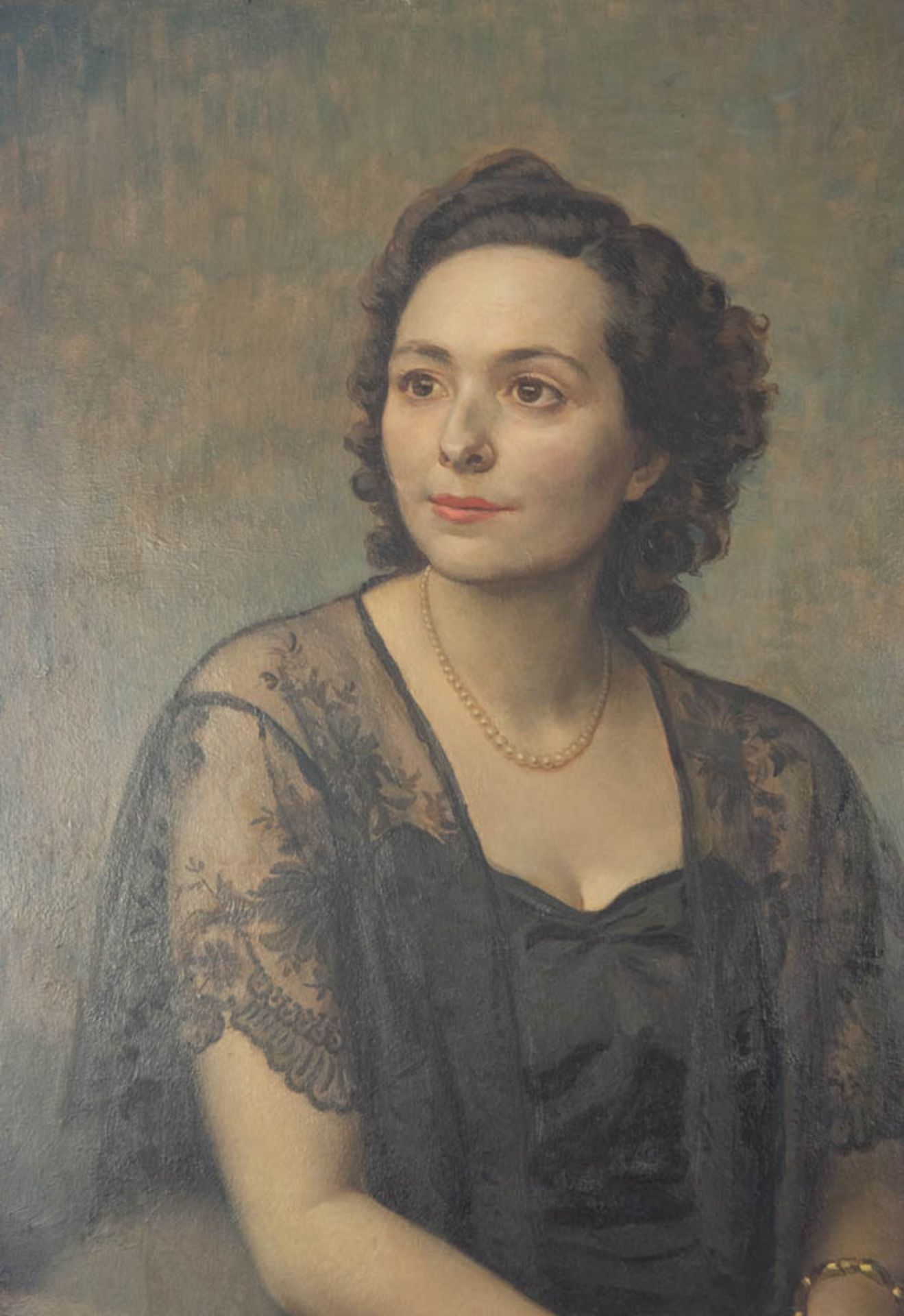Oskar Brázda, Portrait einer Dame, Öl auf Leinwand, 1944. - Bild 17 aus 21