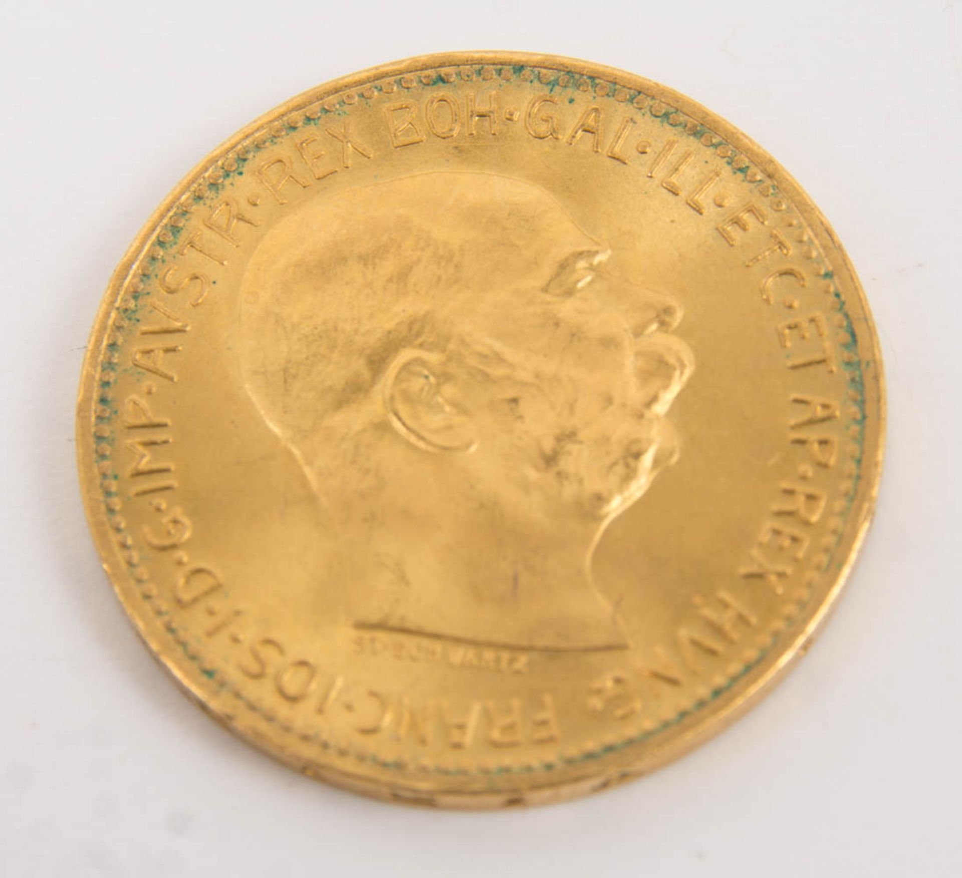 Österreich: 2x Goldmünze 20 Kronen, Nachprägung 1915. - Bild 6 aus 7