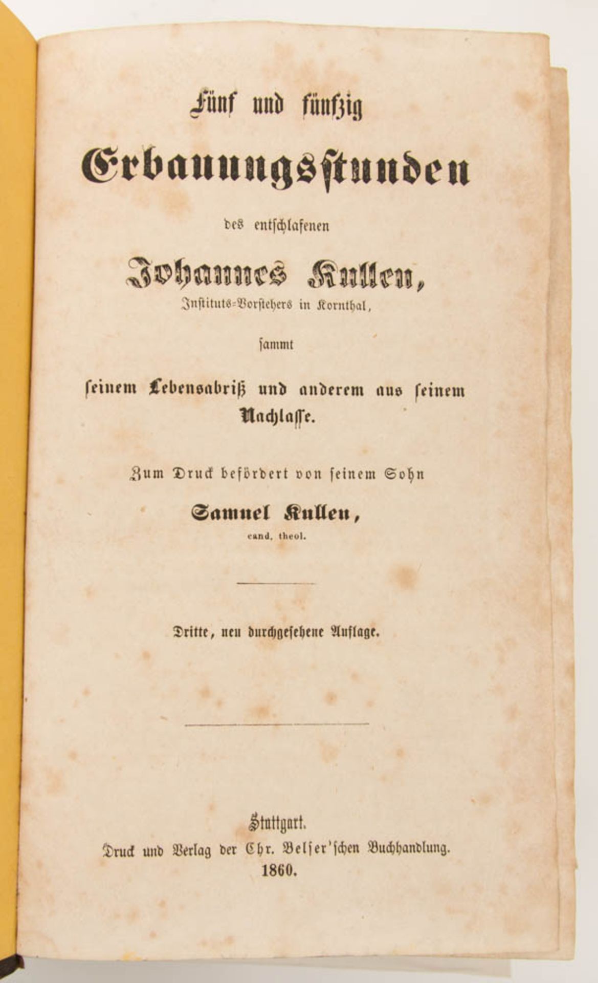 Konvolut von vier protestantischen Schriften, 19. Jhd. - Bild 6 aus 9