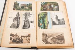 Historisches Ansichtskartenalbum, um 1916