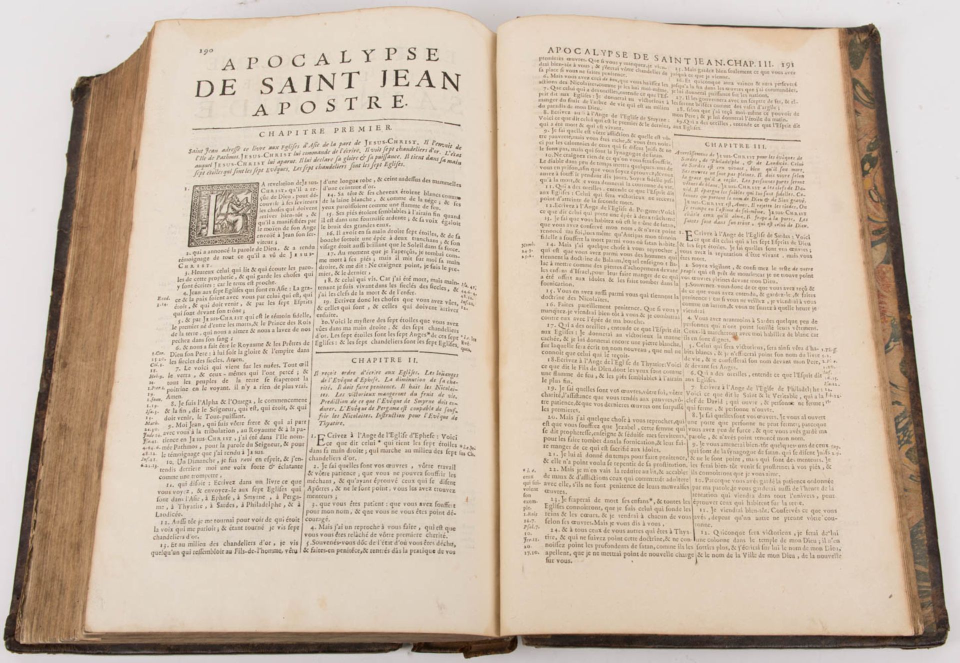 La Sainte Bible contenant l'ancien et le nouveau testament, übersetzt von M. de Saci, Brüssel, 1705. - Bild 7 aus 16