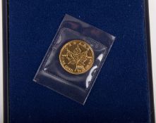 Kanada: Goldmünze, 1/4 oz. Gold, 'Maple Leaf',1999.