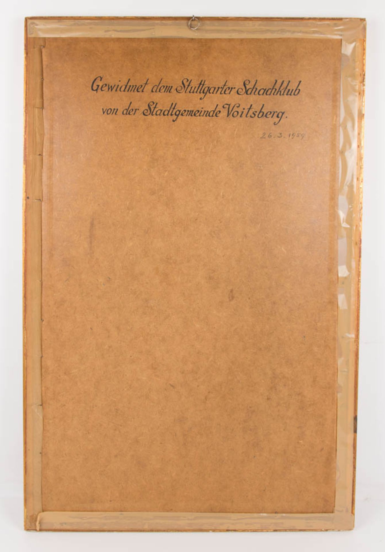 Intarsiengemälde, Bergarbeiter, Voralberg, 1959. - Bild 5 aus 6