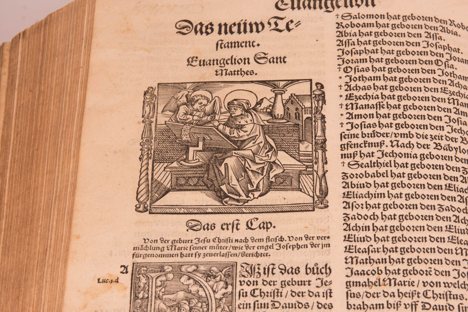 Biblia germanica - Froschauer Bibel, wohl mit Illustrationen von Virgil Solis Zürich, 1536. - Bild 20 aus 23