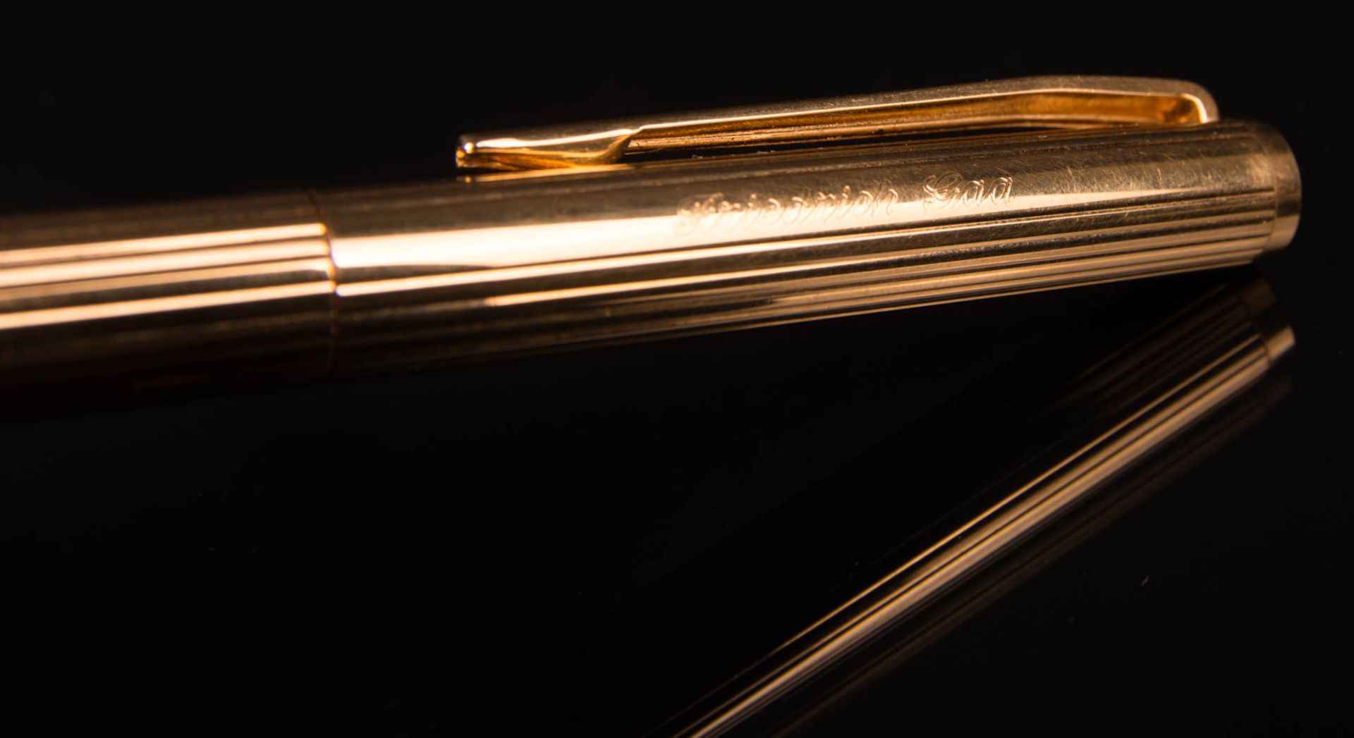 Montblanc Noblesse Füllfederhalter, Feder aus 585er Gelbgold. - Bild 7 aus 9