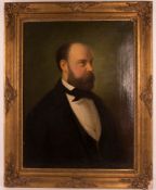 Portrait des Wilhelm Lettemayer, Öl auf Leinwand, Mitte 19. Jhd.