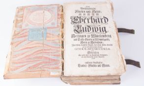 Biblia germanica, Johann Georg und Christian Gottfried Cotta, Tübingen 1729.