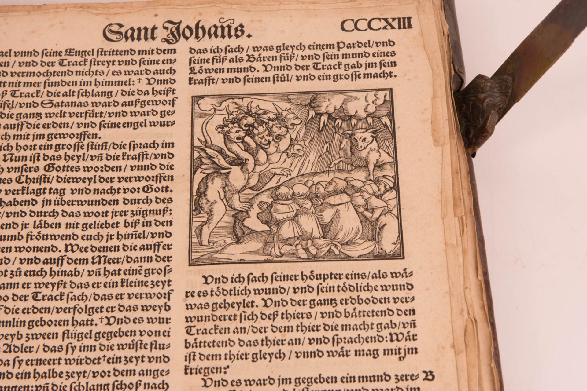 Biblia germanica - Froschauer Bibel, wohl mit Illustrationen von Virgil Solis Zürich, 1536. - Bild 21 aus 23