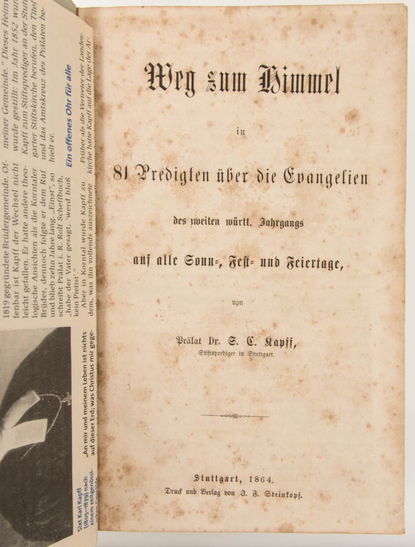 Konvolut von vier protestantischen Schriften, 19. Jhd. - Bild 5 aus 9