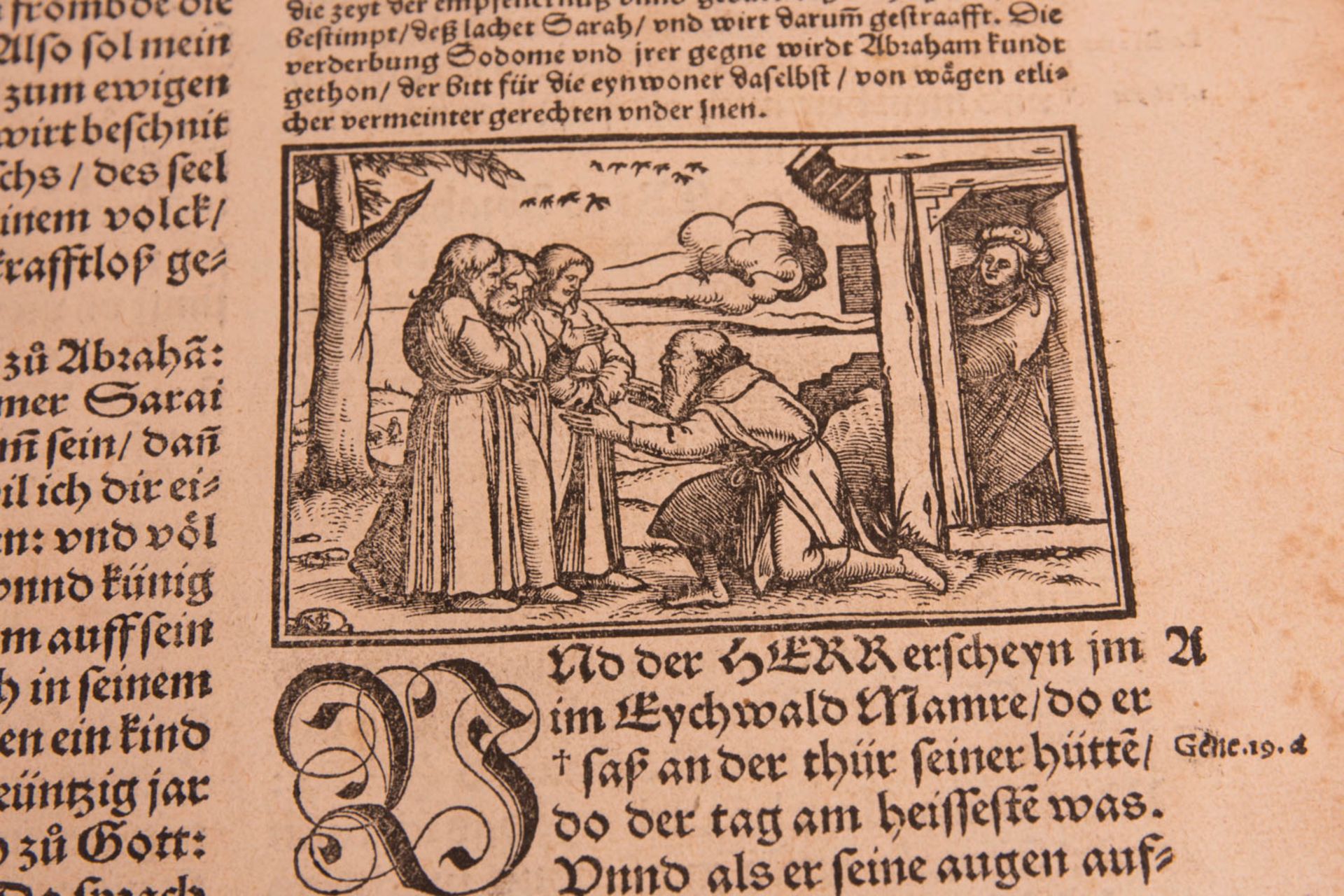 Biblia germanica - Froschauer Bibel, wohl mit Illustrationen von Virgil Solis Zürich, 1536. - Bild 17 aus 23