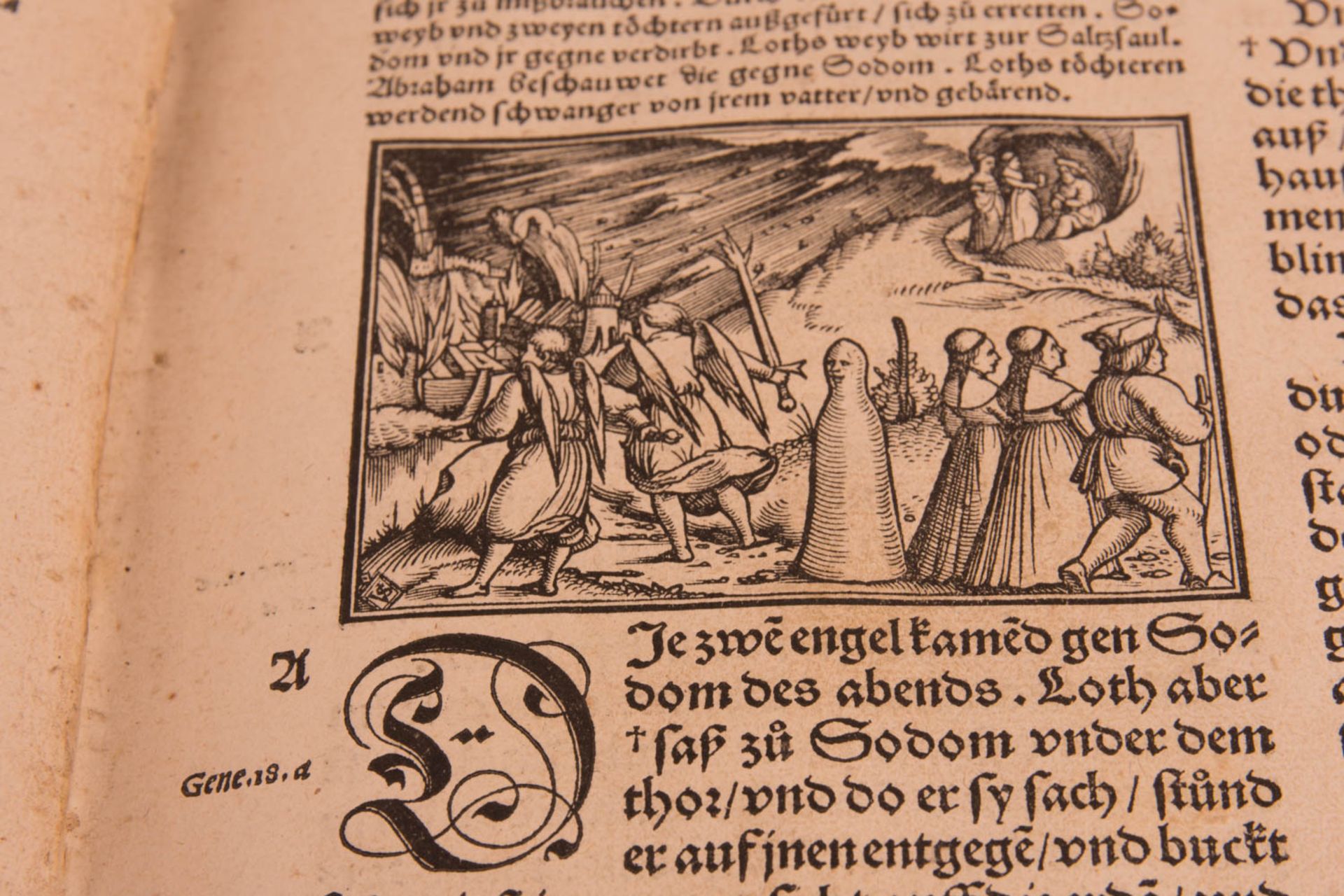 Biblia germanica - Froschauer Bibel, wohl mit Illustrationen von Virgil Solis Zürich, 1536. - Bild 18 aus 23