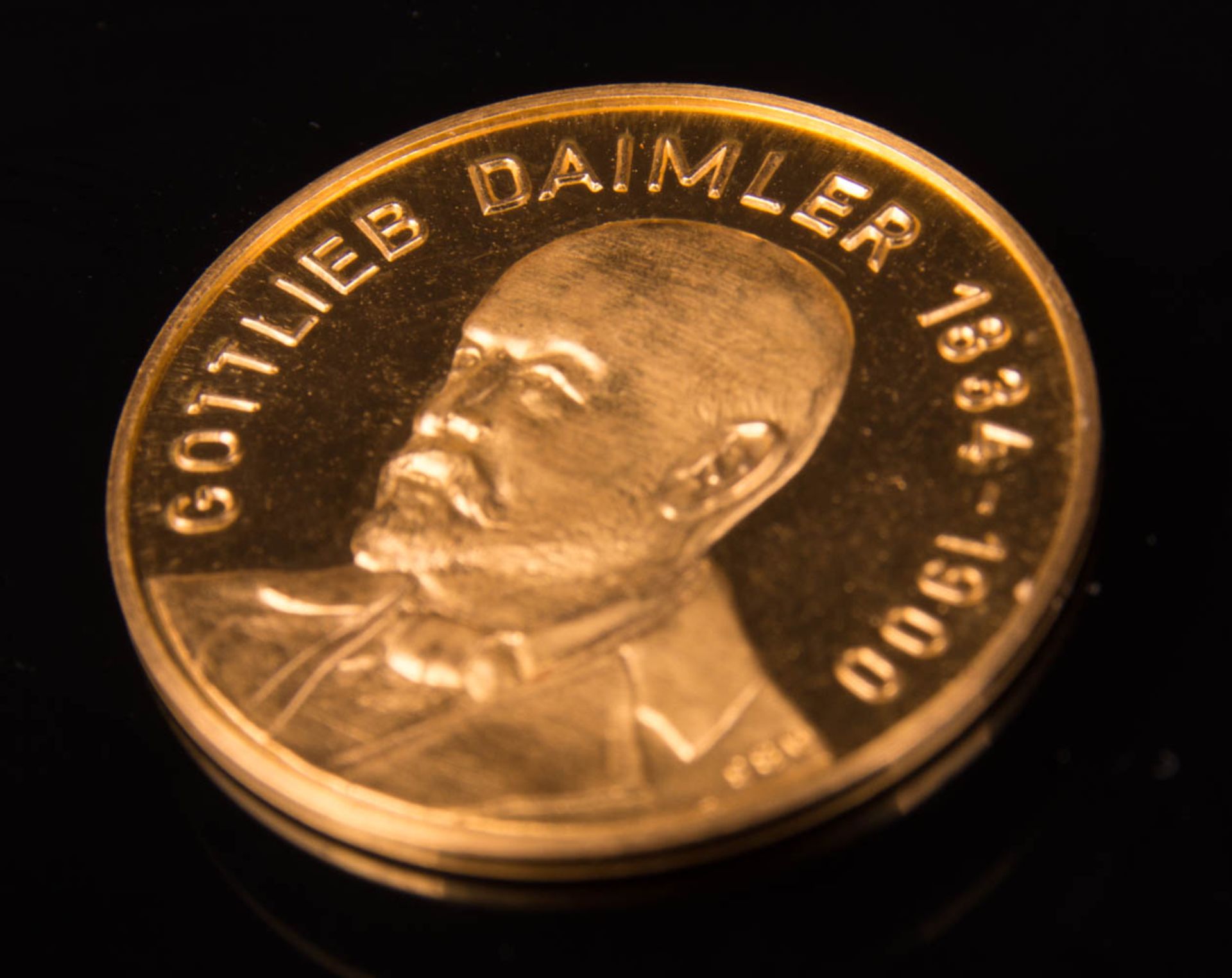 Goldmünze Gottlieb Daimler, 1967.