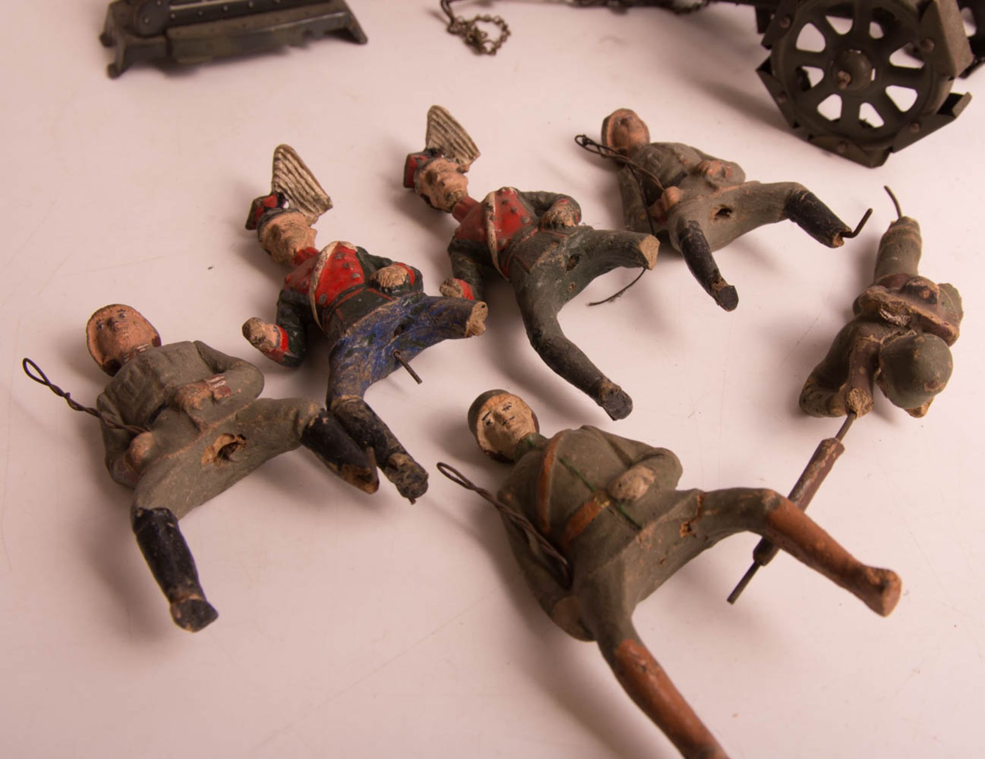 1920er: Artilleriezug Spielzeugfiguren - Bild 10 aus 13