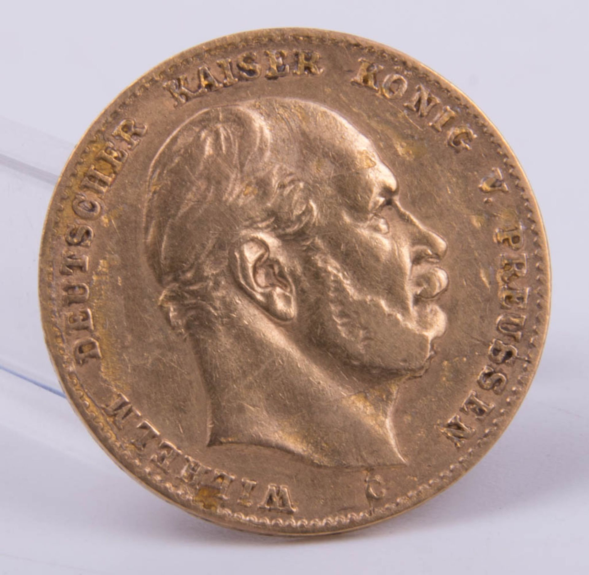 Goldmünze 10 Mark 1875, Kaiser Willhelm I.