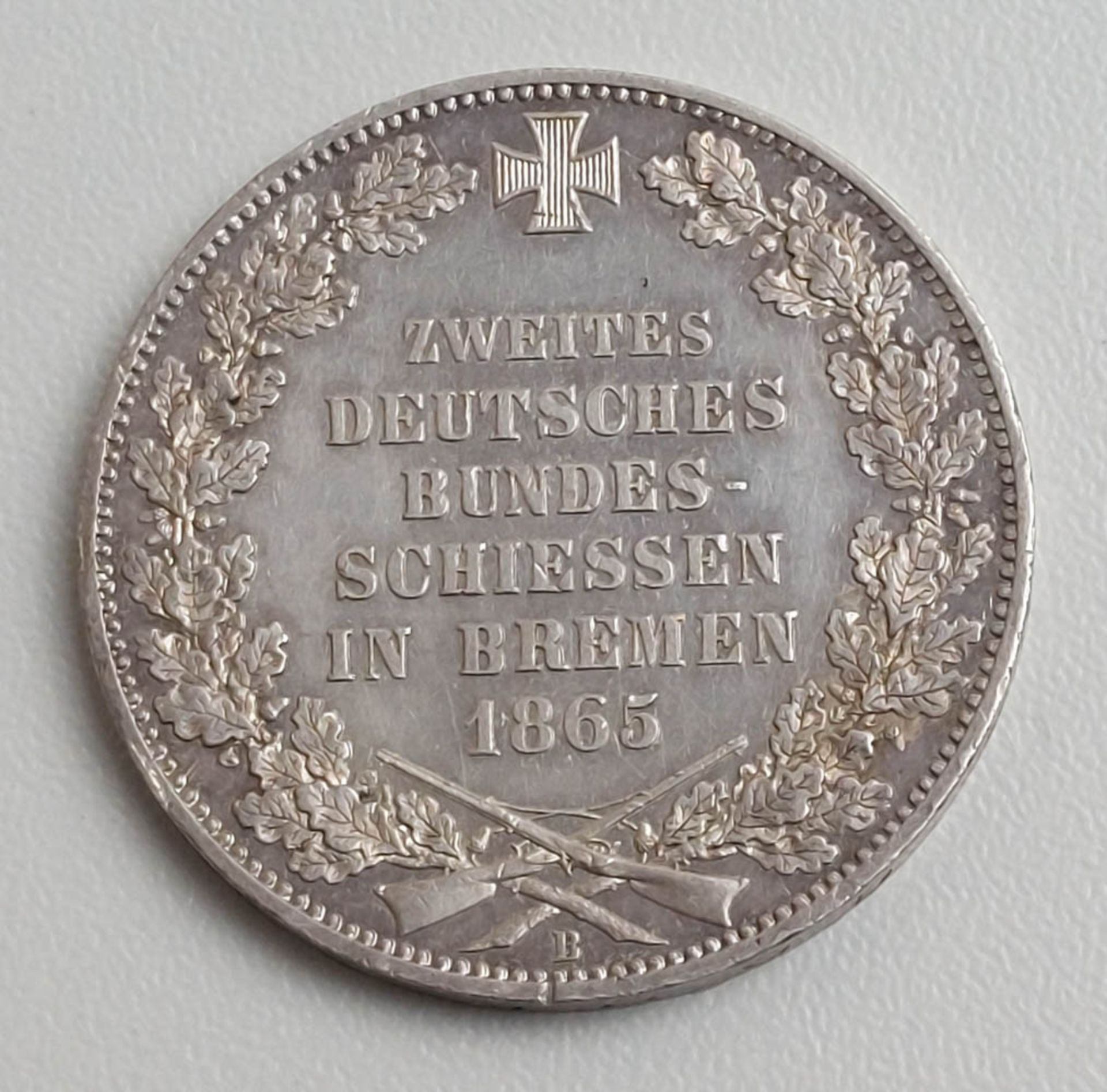 Bremen 1 Taler, Zweites Deutsches Bundesschießen, 1865. - Bild 2 aus 3